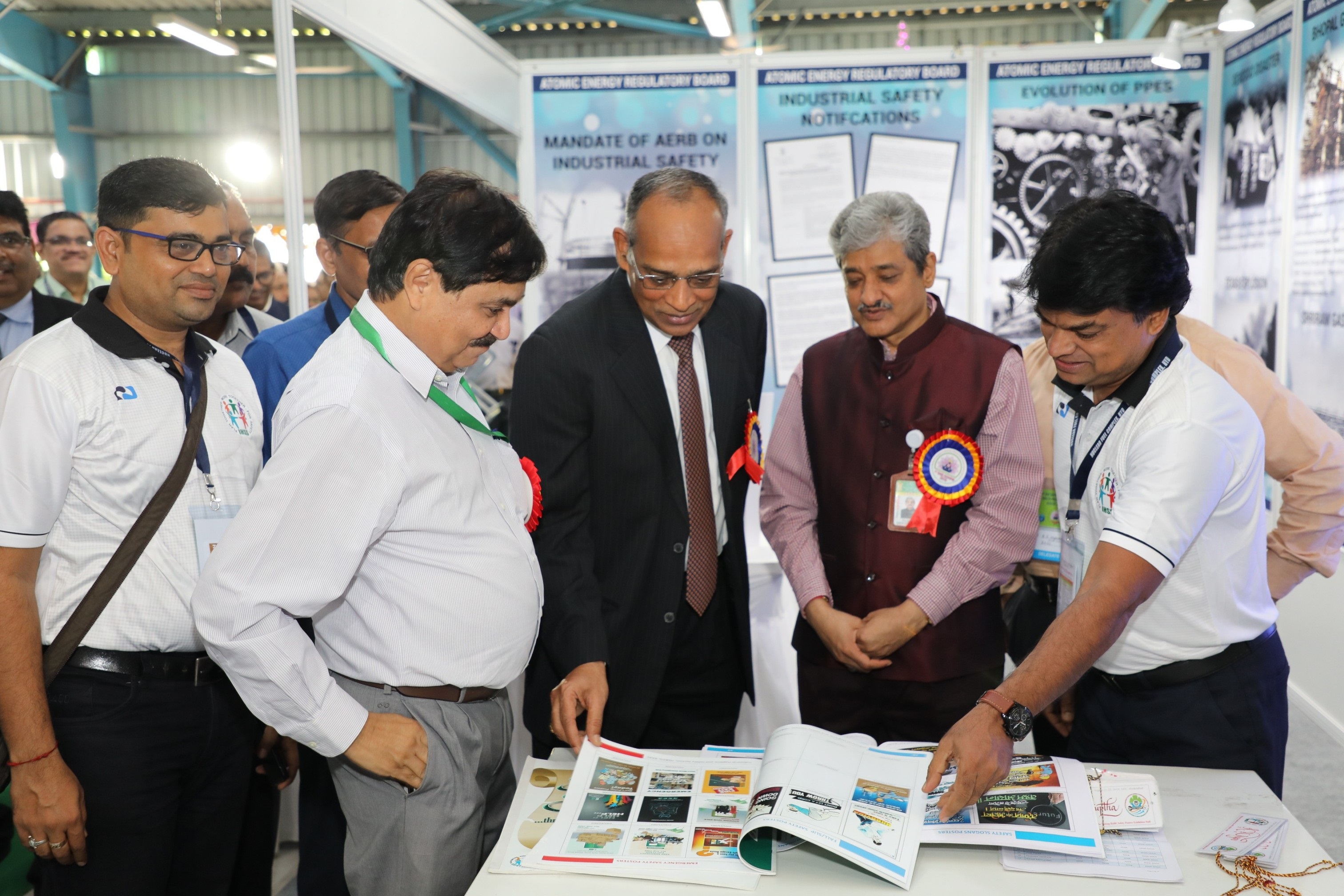 Visit to exhibition stalls