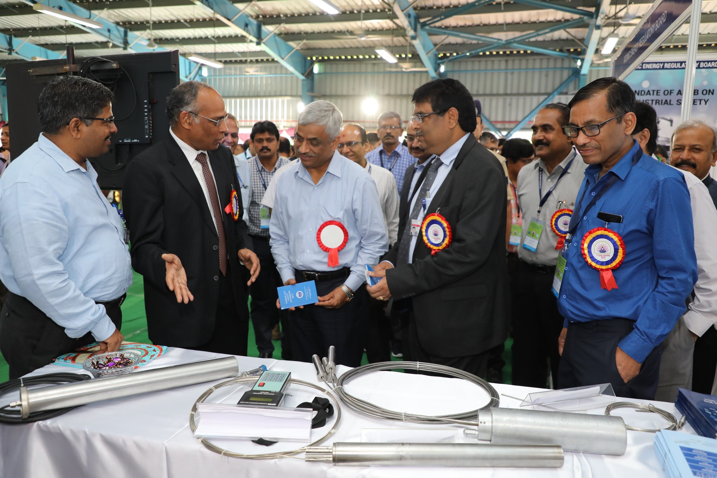 Visit to exhibition stalls