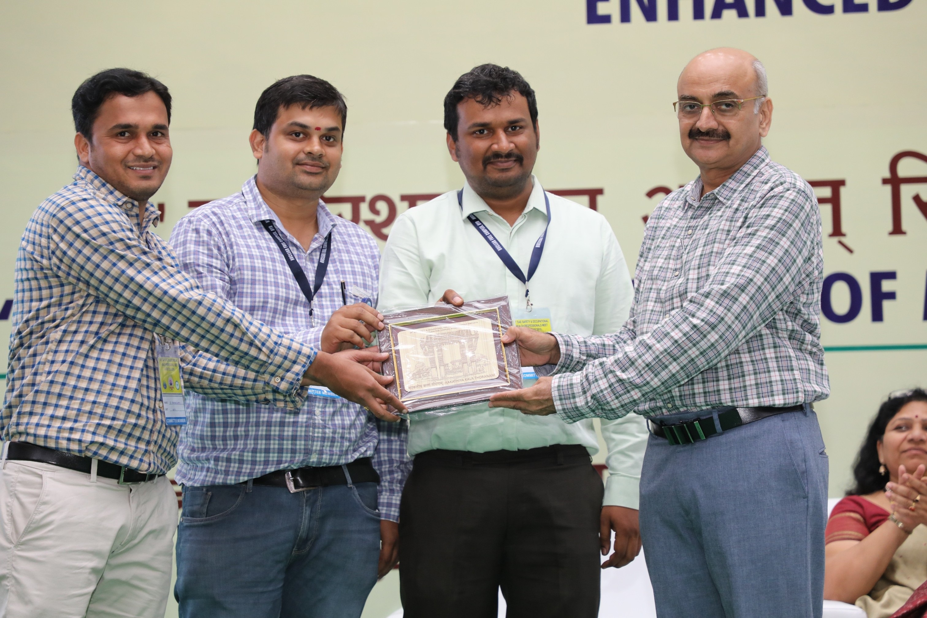 Felicitation of delegates for poster presentation