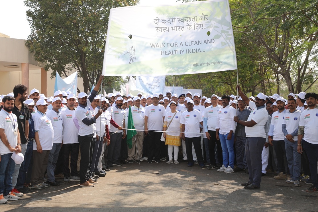 Start of the 4 km Walkathon