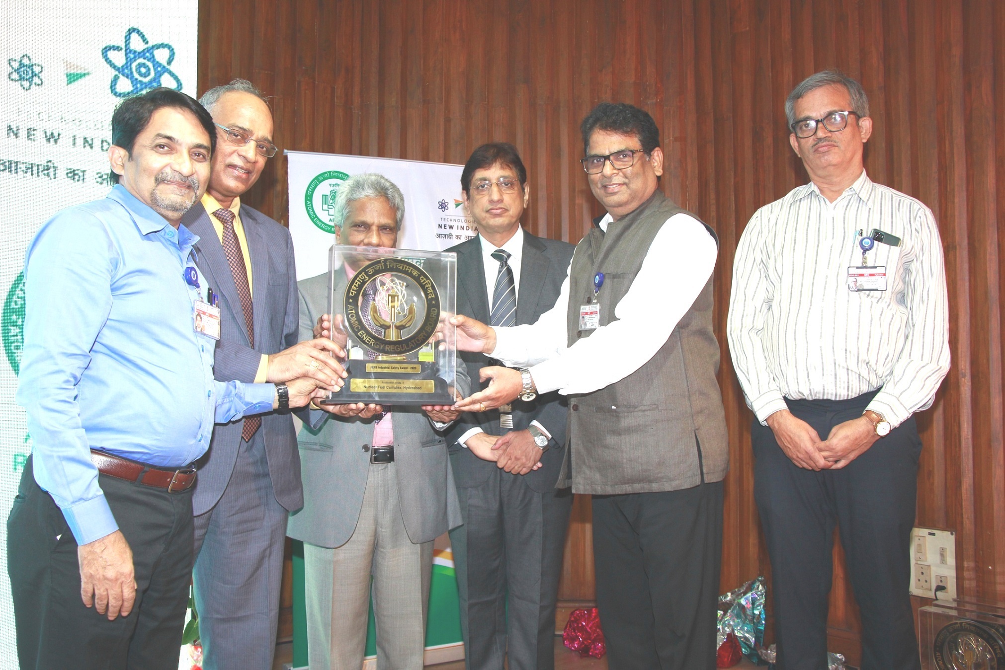 AERB Industrial Safety Award to NFC.