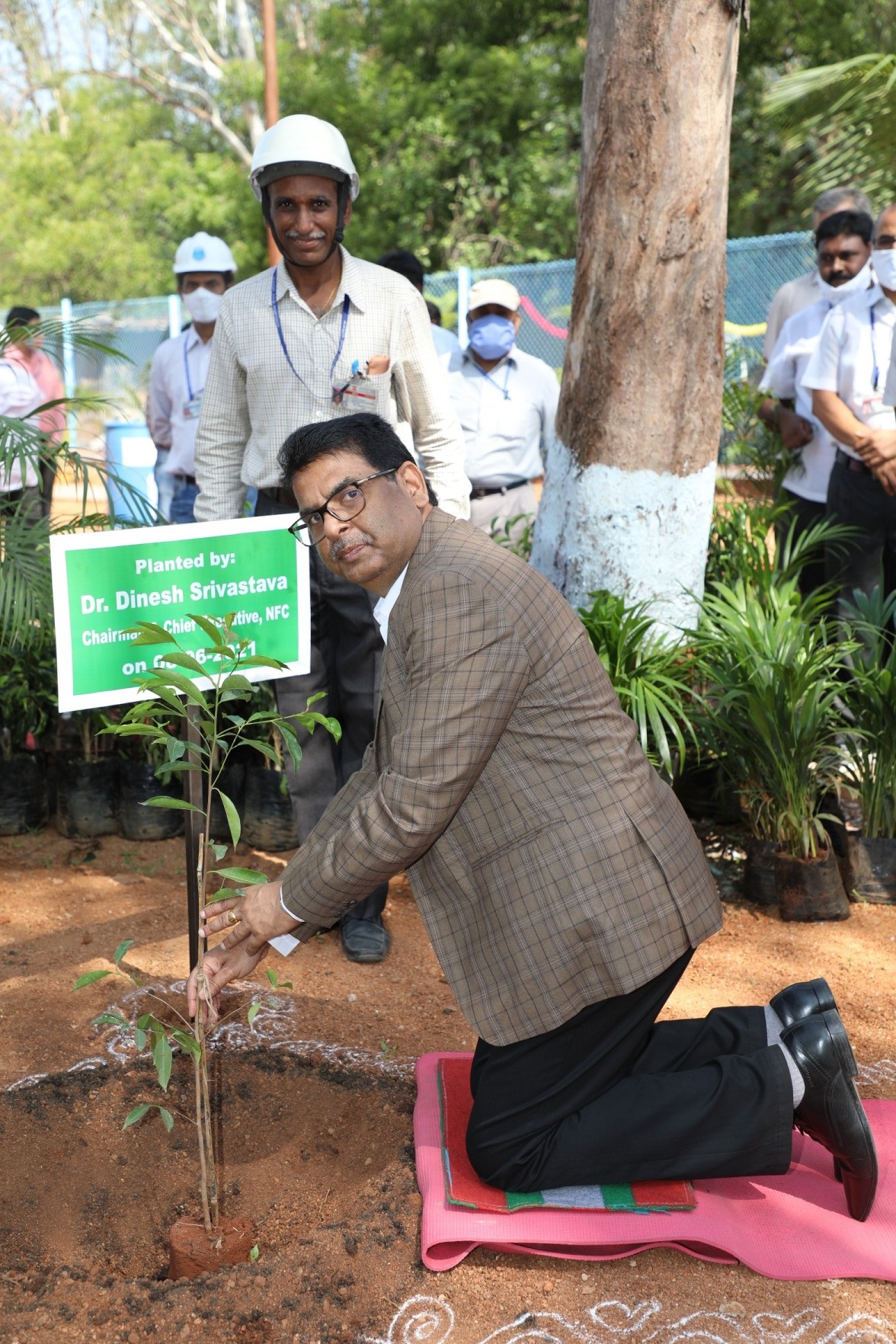 Tree plantation by CE, NFC.