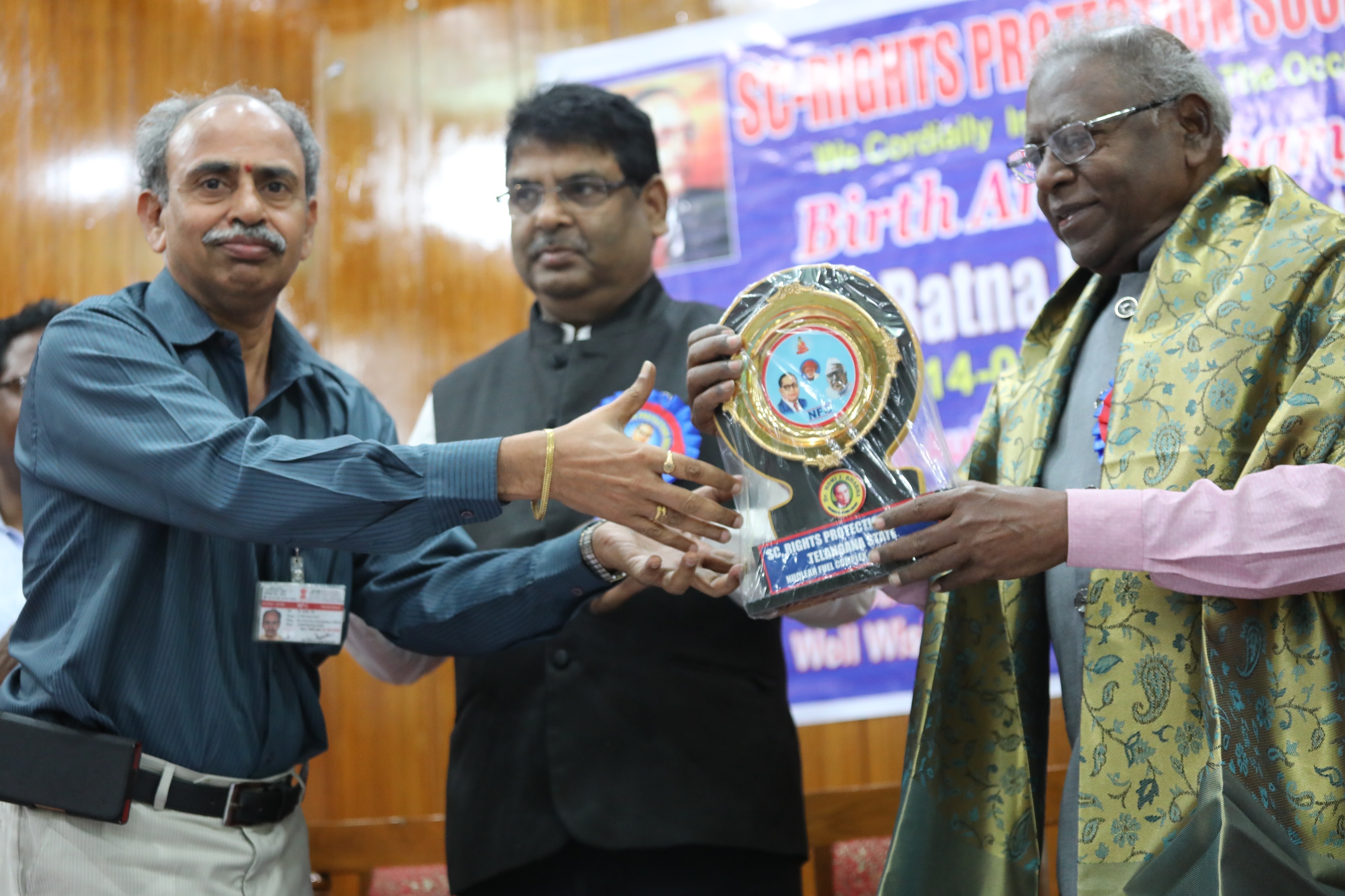 Felicitations to Dr. J.B. Raju