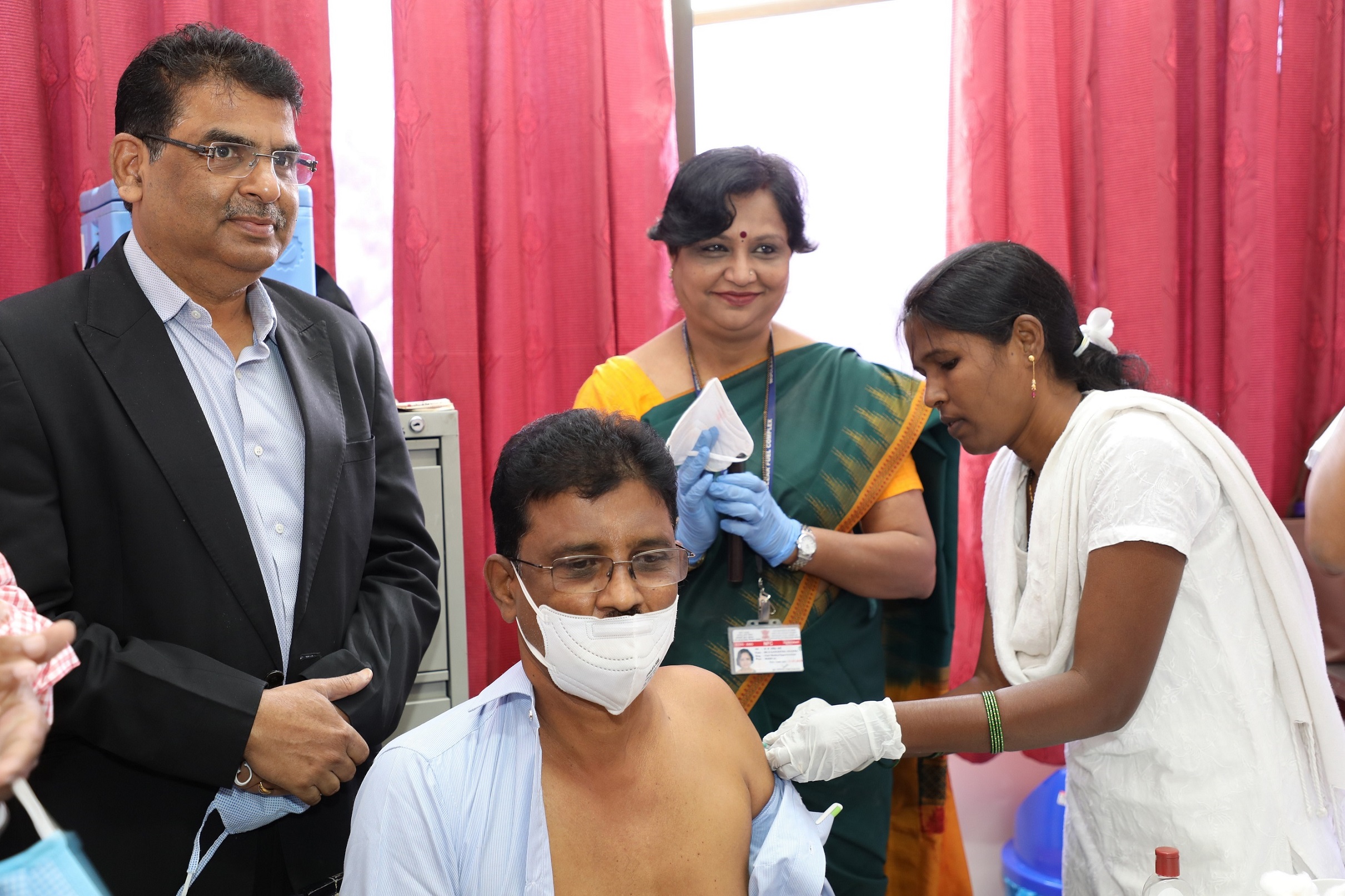 VACCINATION TO EMPLOYEE OF SANJIVINI.