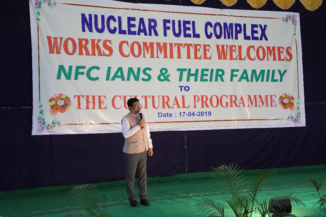 Dr. Dinesh Srivastava, CE, NFC addressing the audience