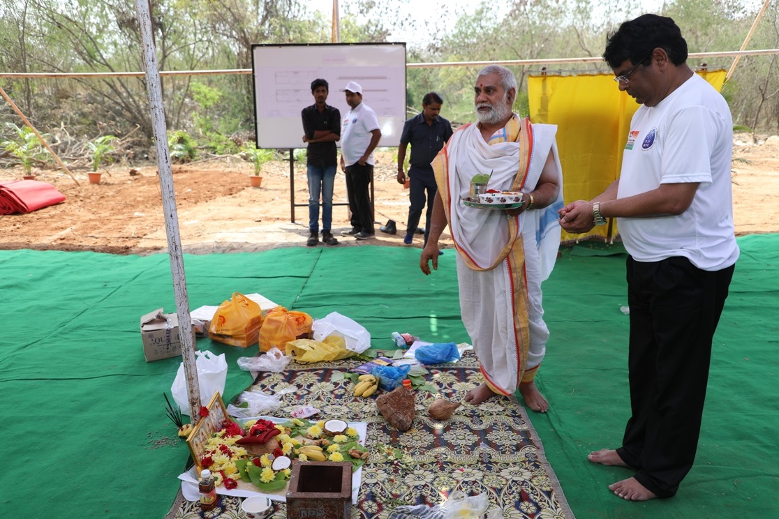 Bhoomi Pujan at ATMF Site.