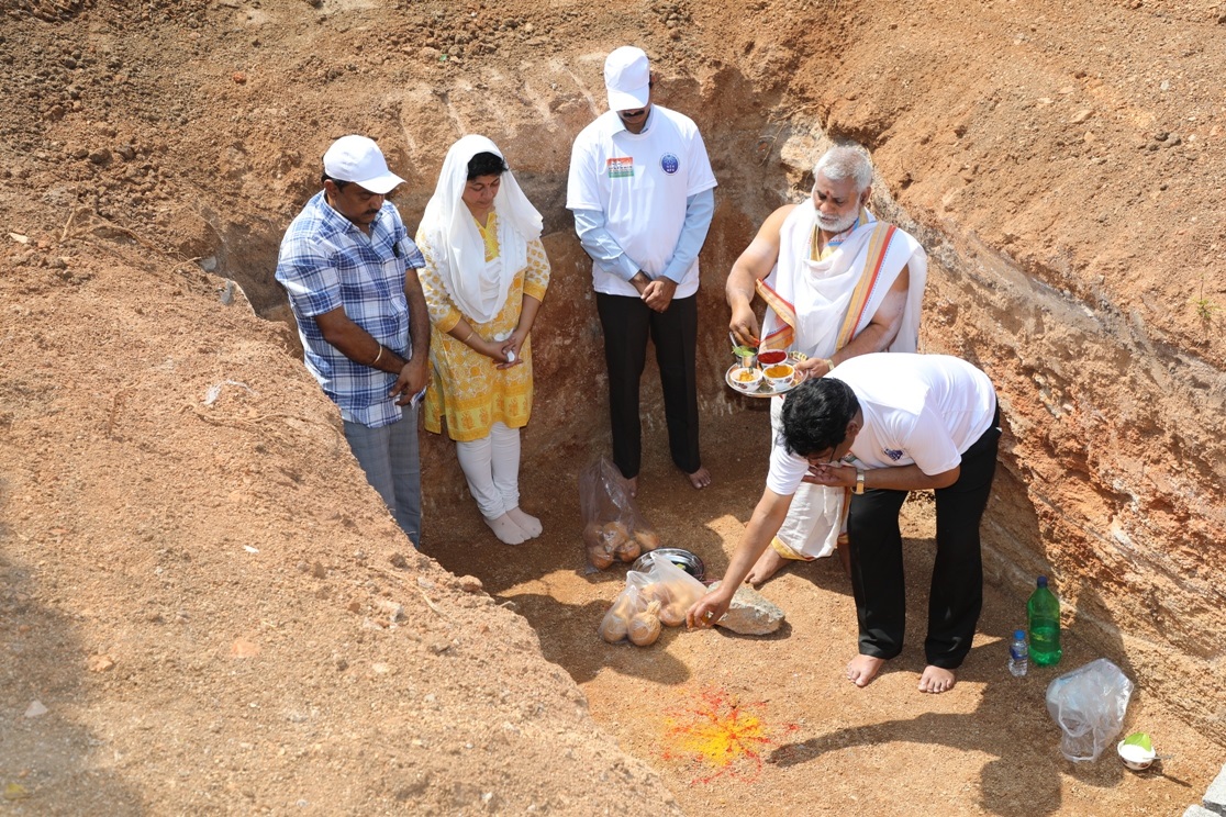 Bhoomi Pujan at ATMF Site.