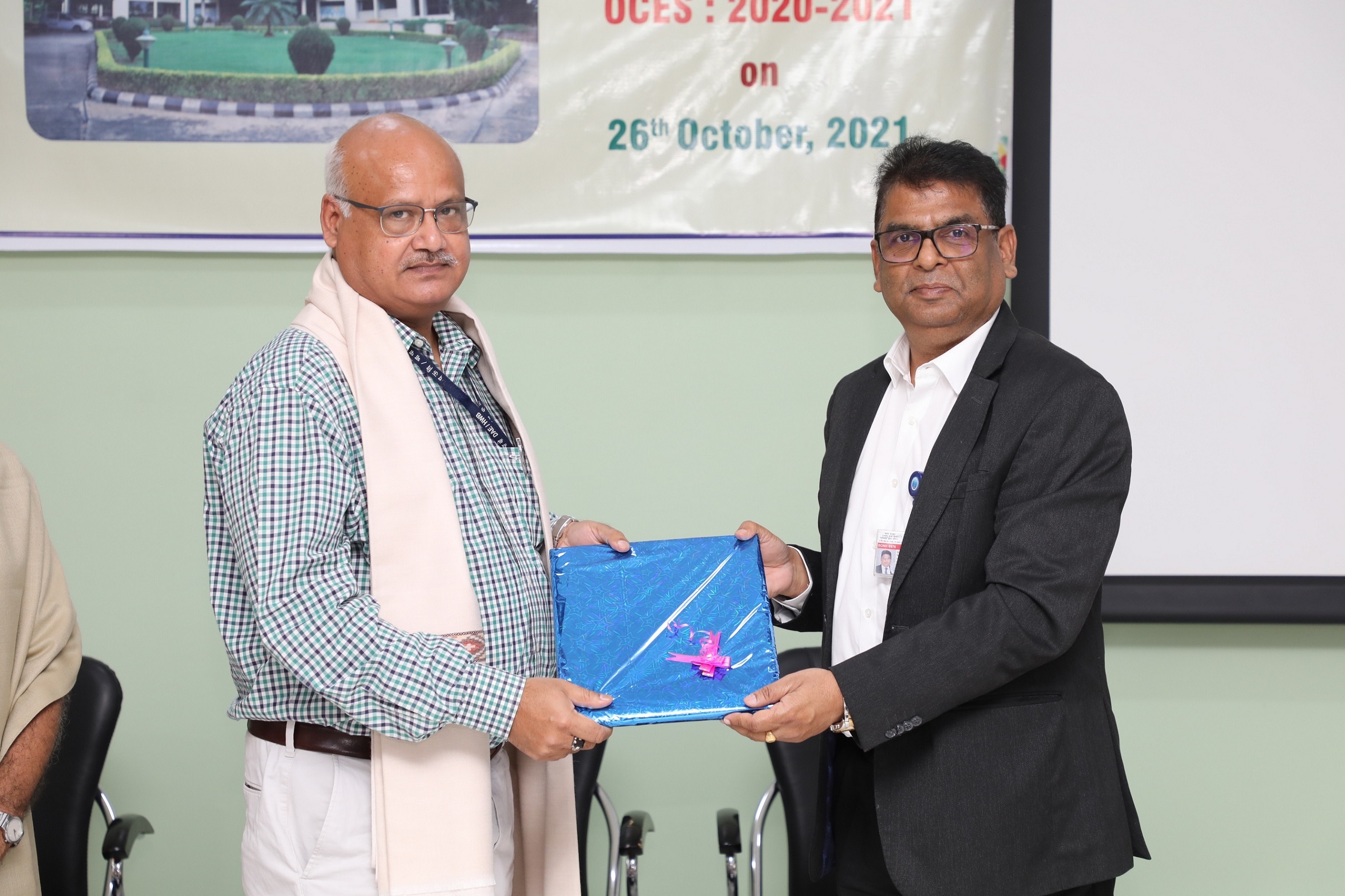 Chairman & CE, NFC felicitating CE, HWB.