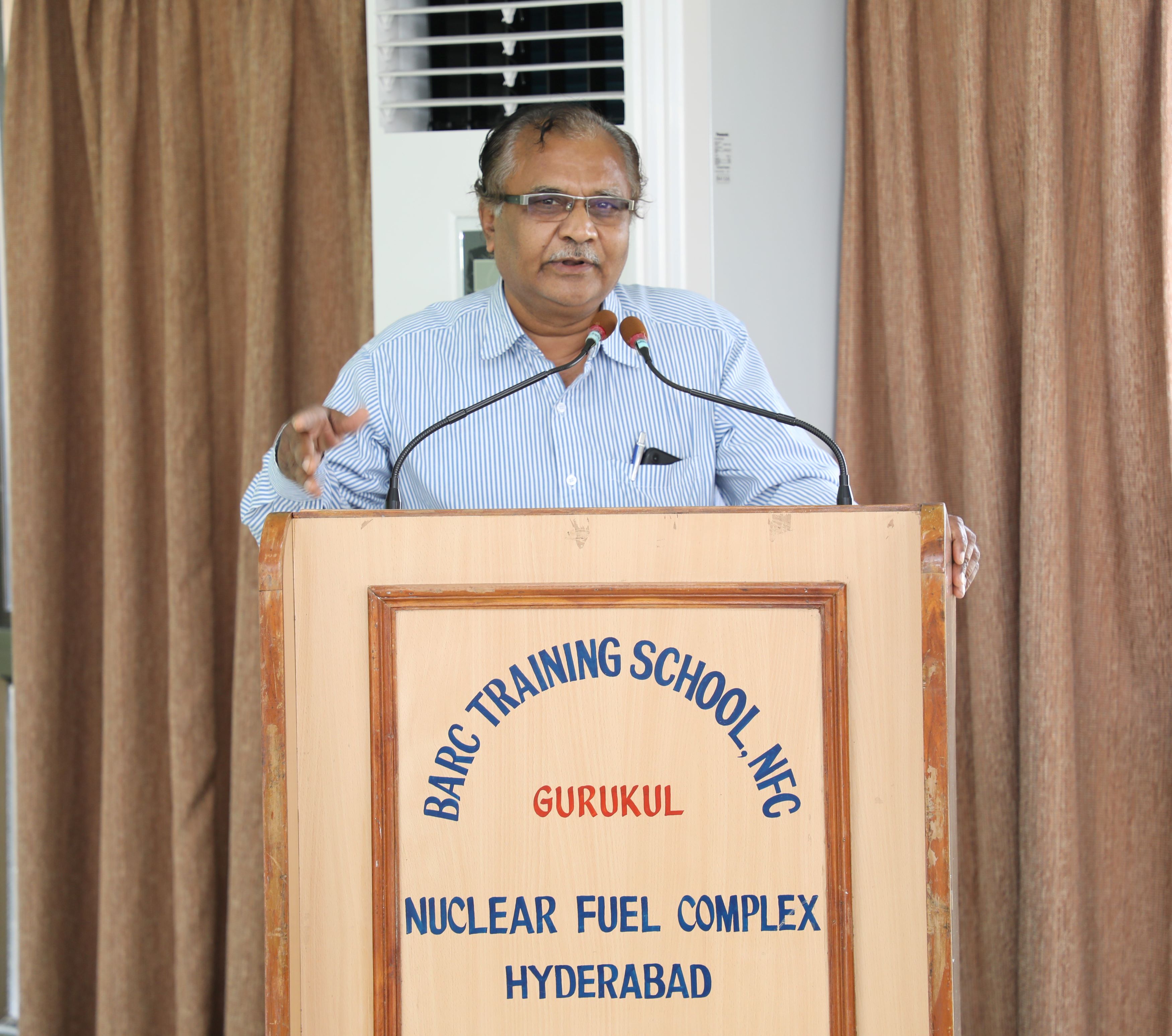 Shri Sanjeev Gour, DGM(RPUM) addressing the TSOs 