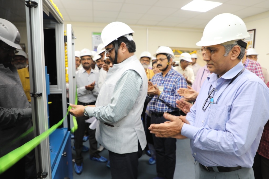 Chairman & Chief Executive, NFC inaugurating the facility.