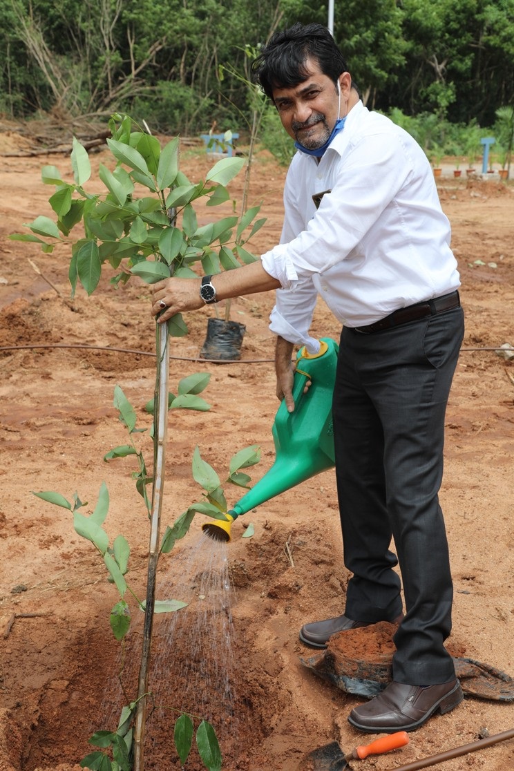 Plantation by Shri D. Pramanik, DCE.