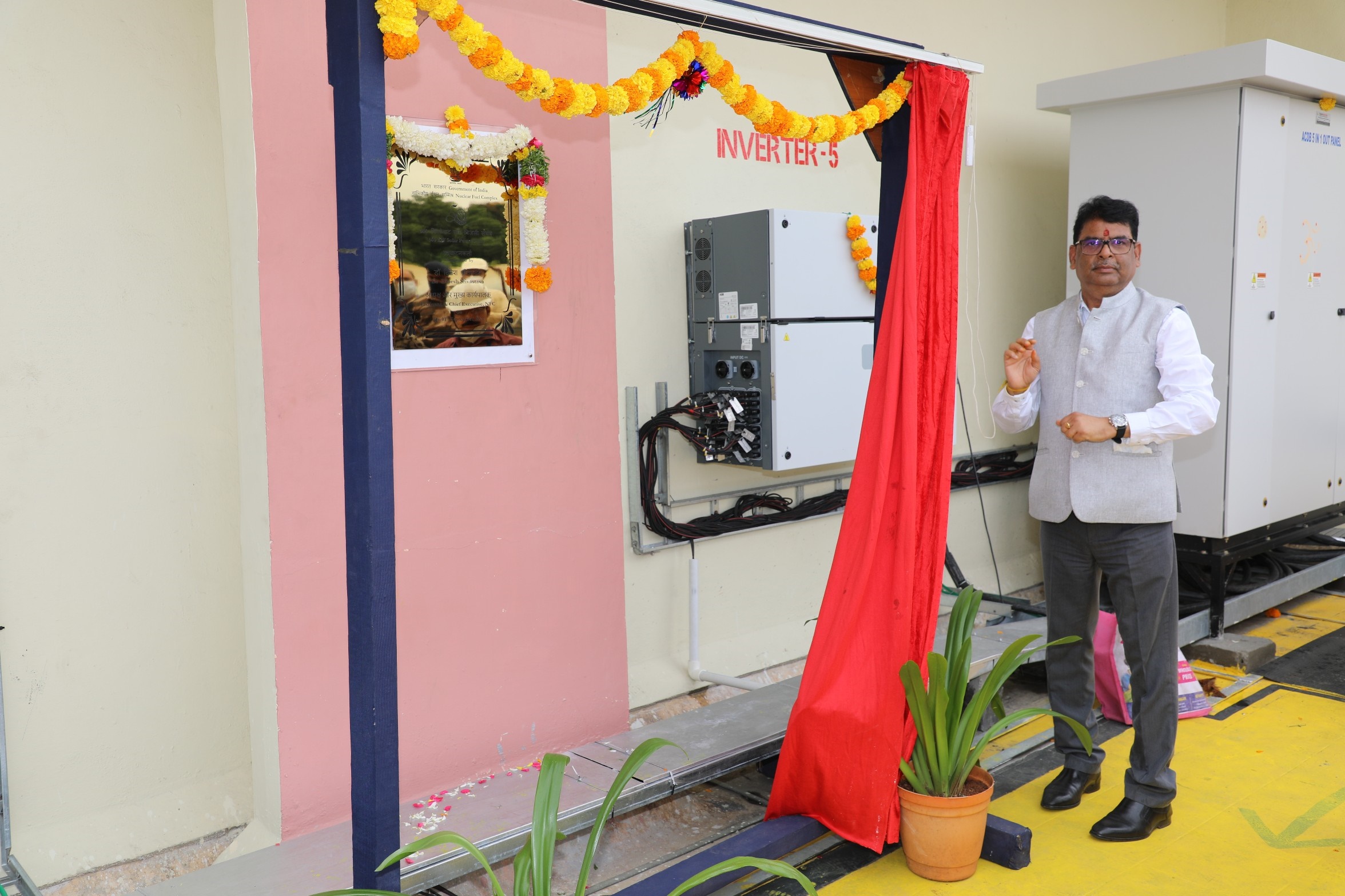 Inauguration of Plaque at the site.