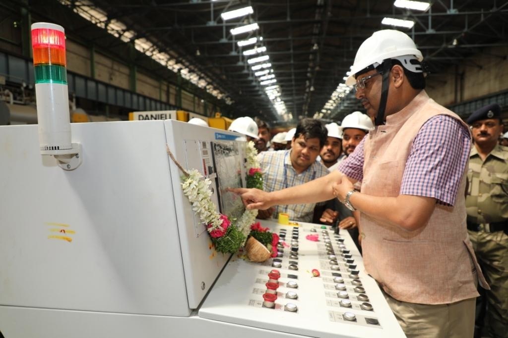 Chairman & CE, NFC inaugurating the mill.