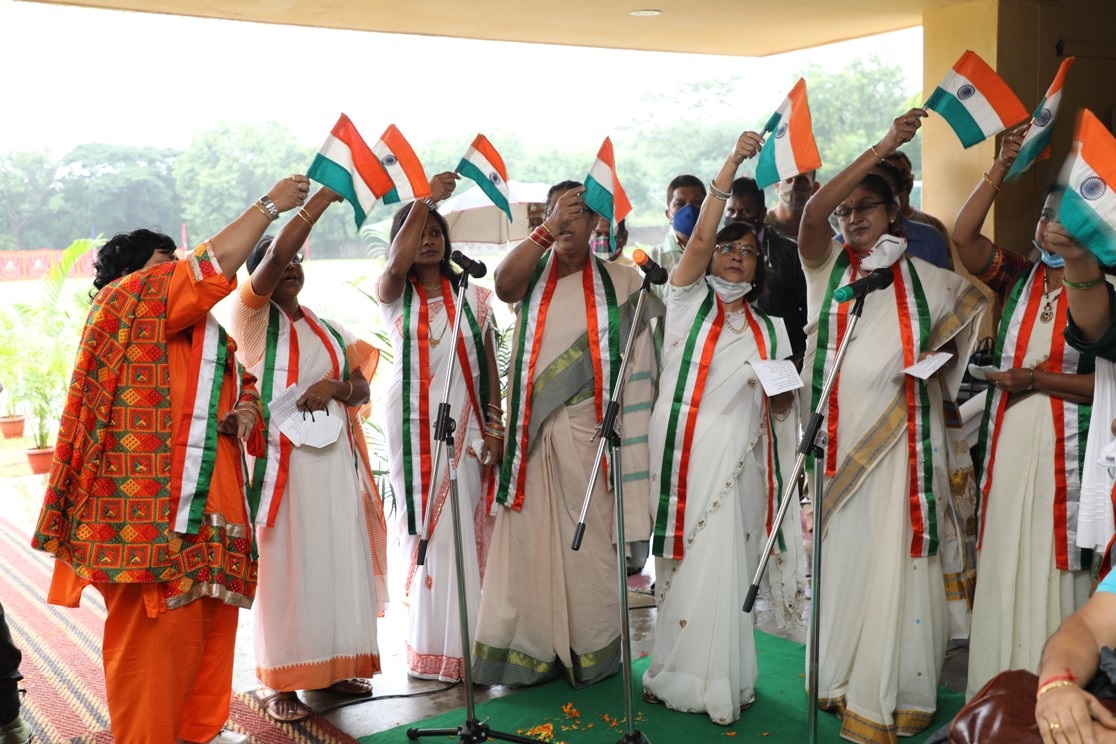 Patriotic song by AECS Teachers.