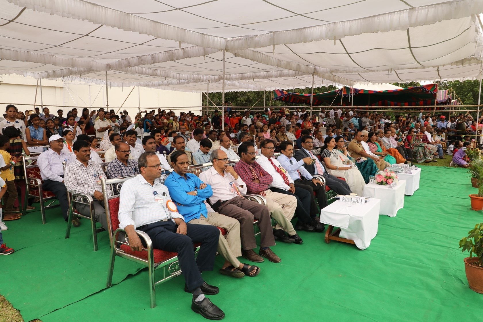 Audience at the Independence Day Celebrations