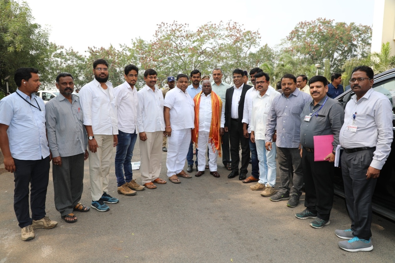 Felicitation to Hon’ble Member by NFC Industrial Workers Association representatives