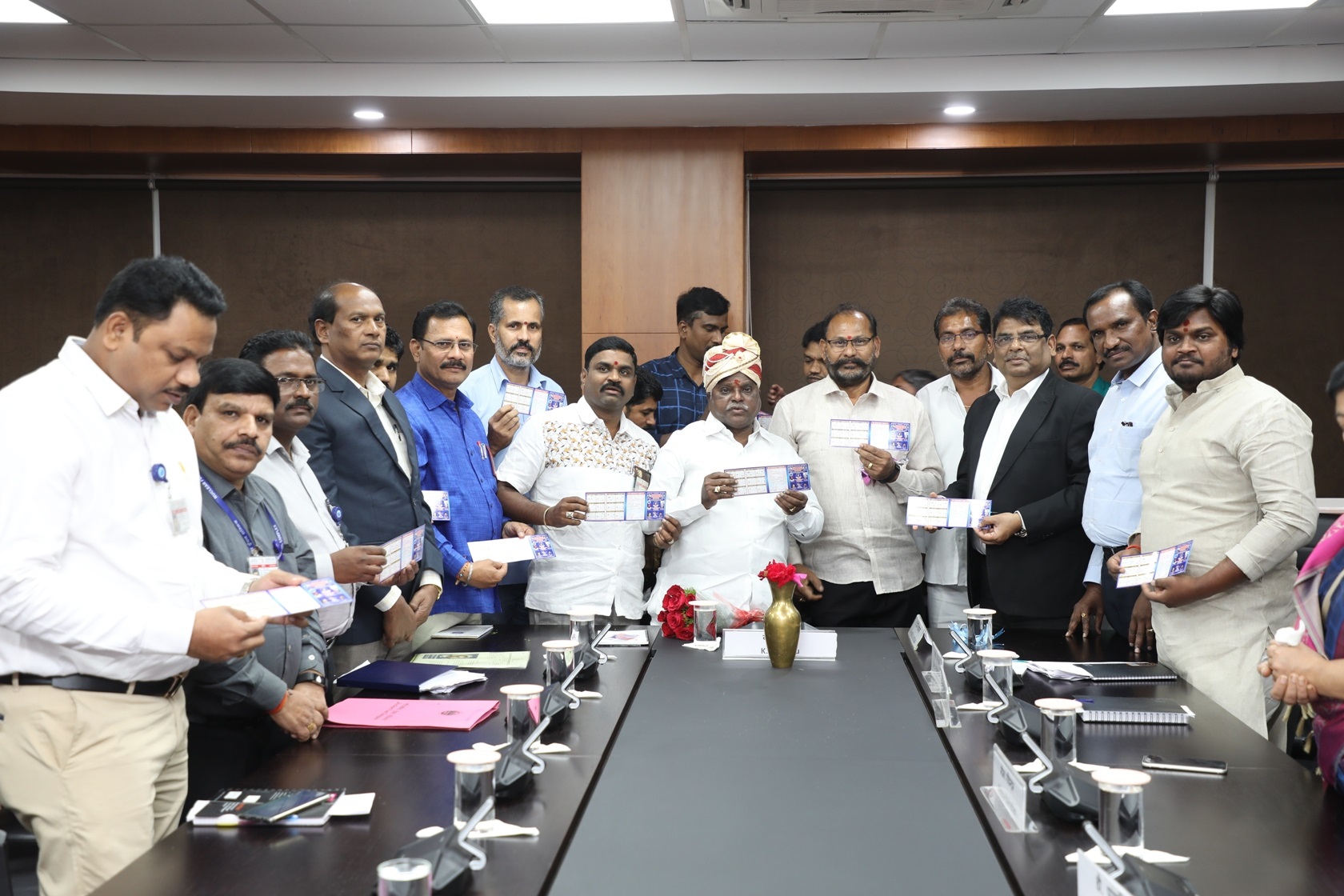 Release of Pocket calendar 2020 of NFCSTEWA by Hon’ble Member