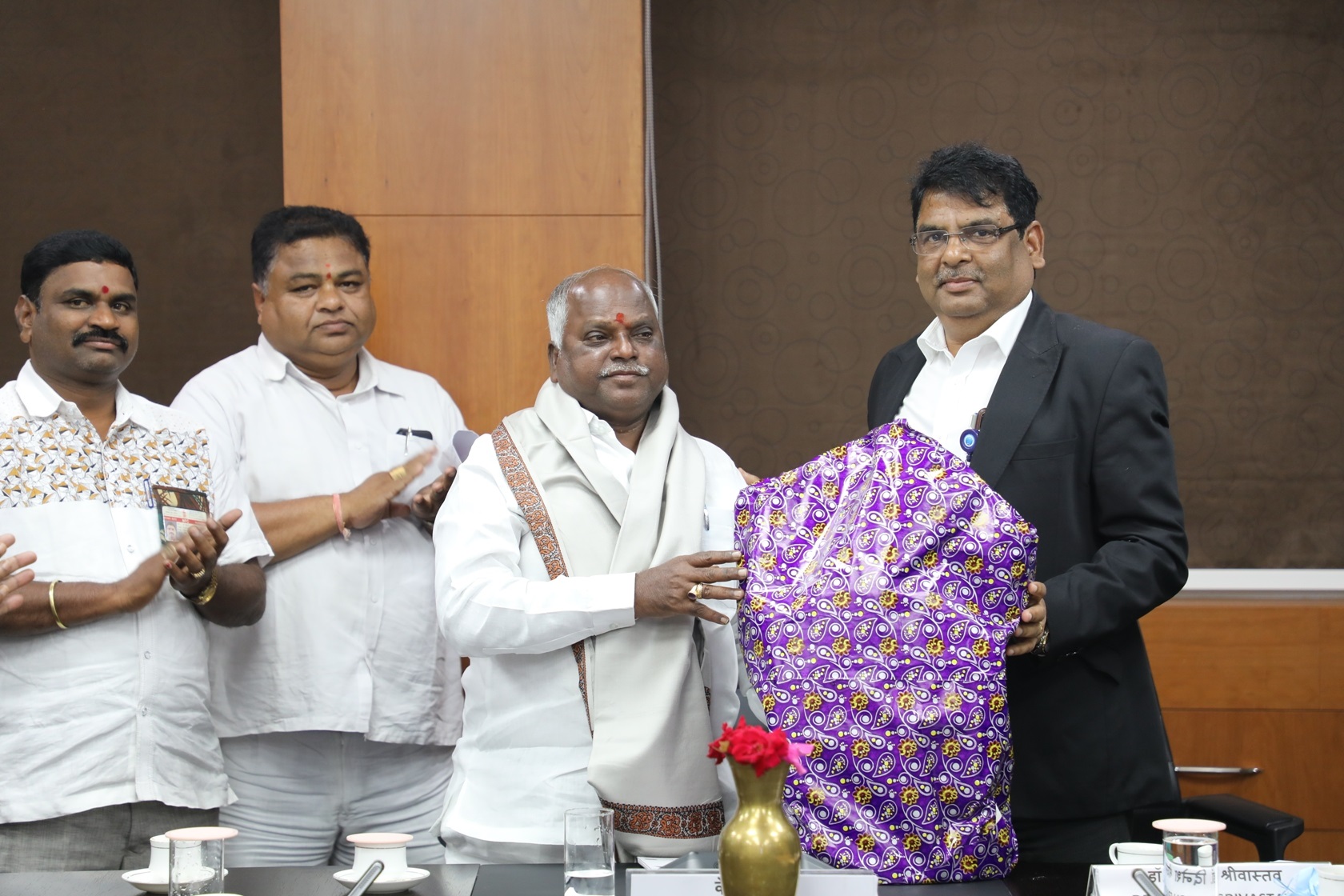 Felicitation to Hon’ble Member by CE, NFC