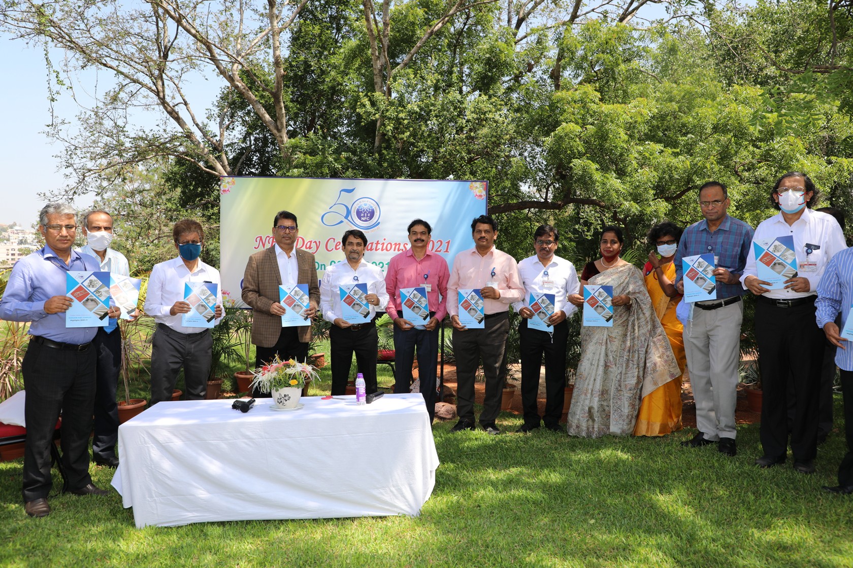 Dr. Dinesh Srivastava, CE, NFC released Highlights of NFC for the year 2020-21.