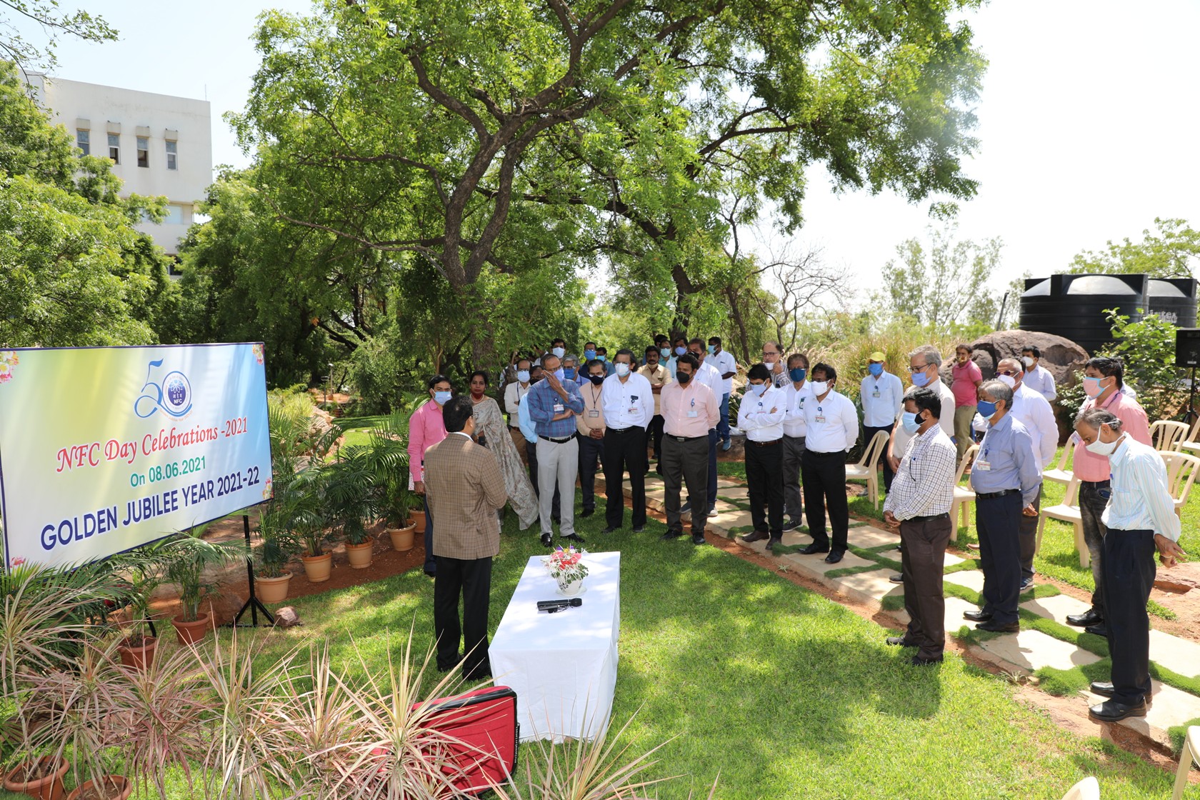 Participants of the NFC Day Celebrations.