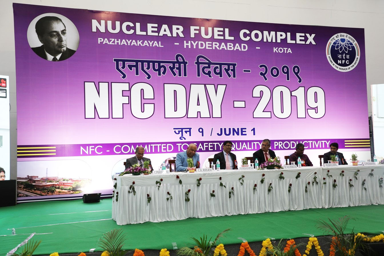Dignitaries on the dais