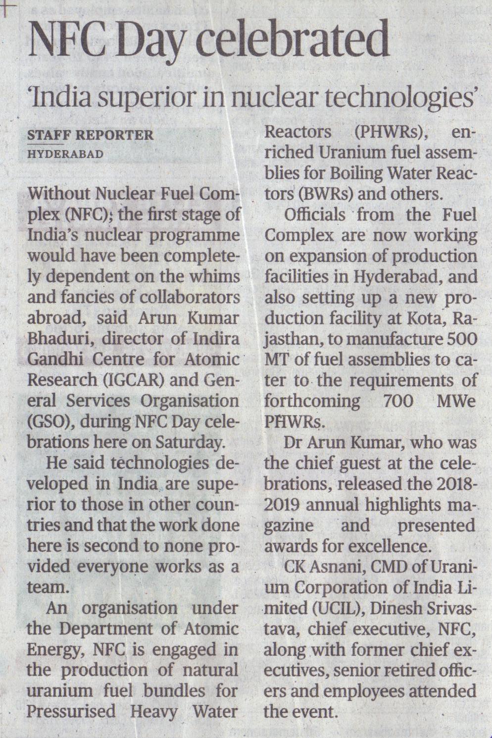 Hindu English Daily 02.06.19