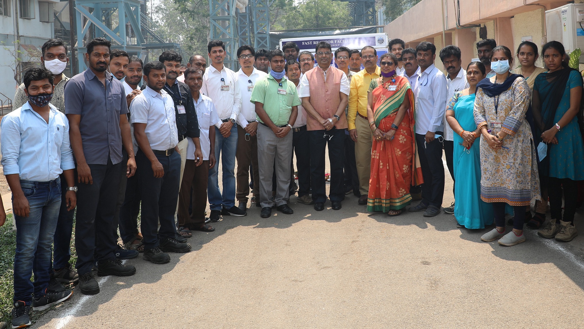 Chairman  & CE, NFC with Employees Associated in development of Blanket Pin Magazine.