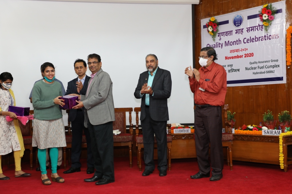 Prize distribution.