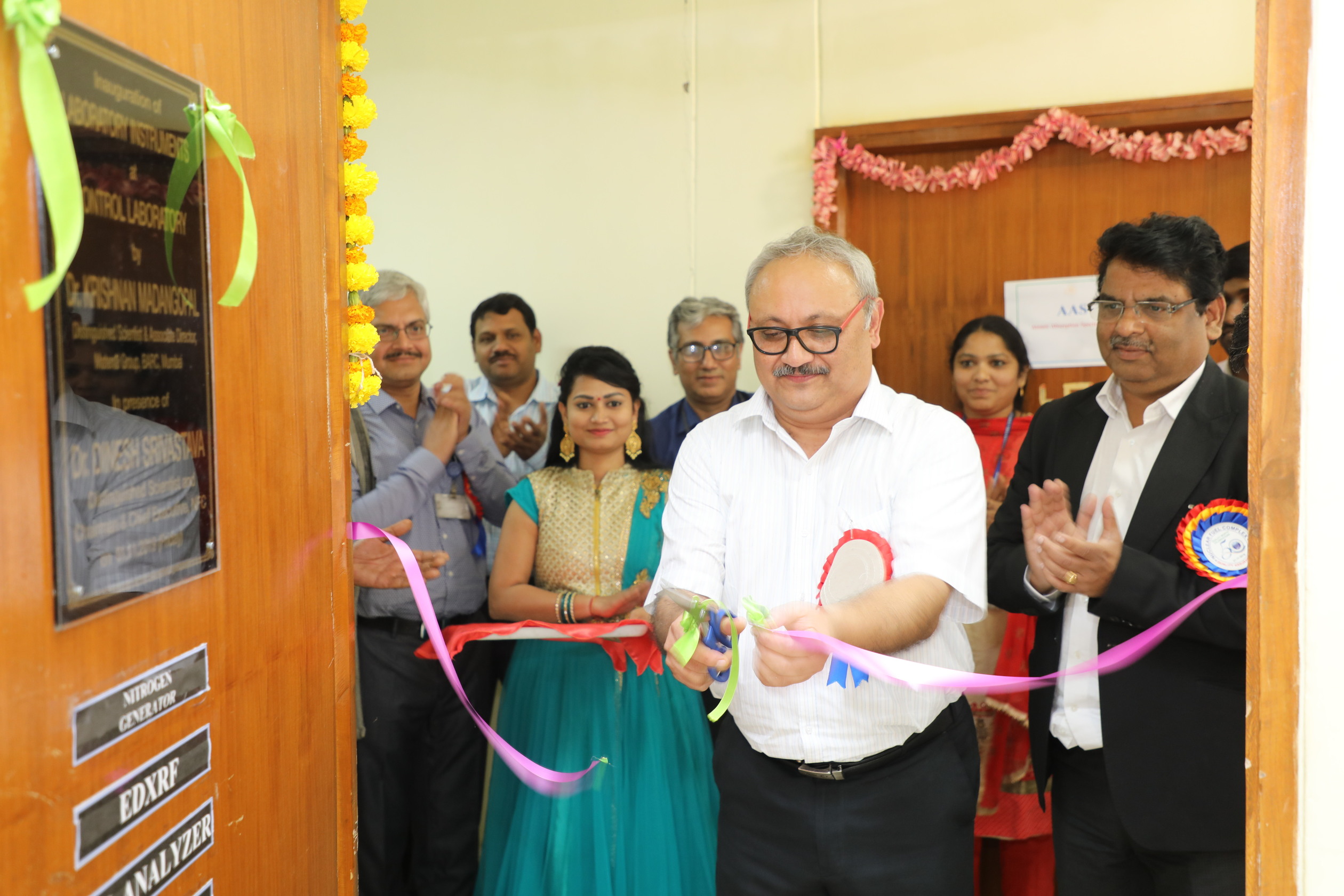 Inauguration of Laboratory Instruments by the chief guest.