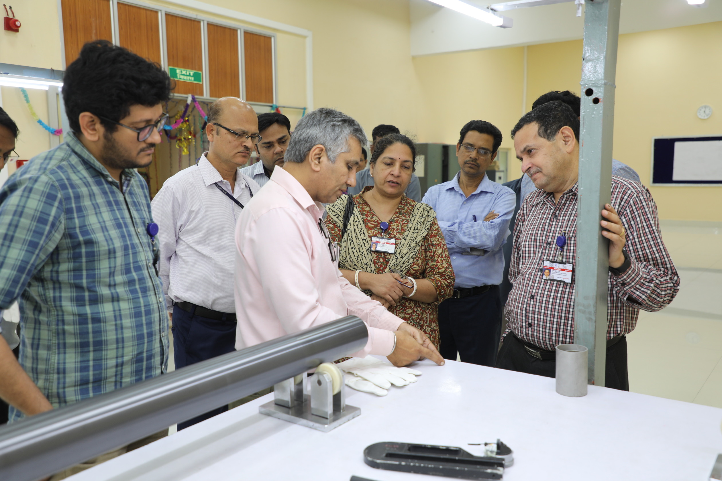 Visit to Tubes Inspection Facility.