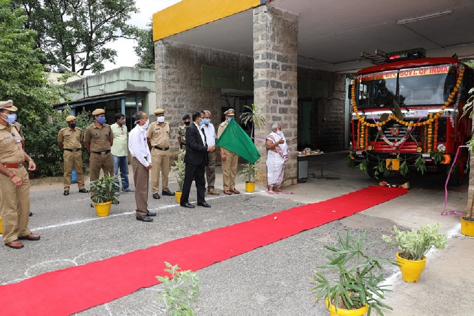 Flag off by CE, NFC.