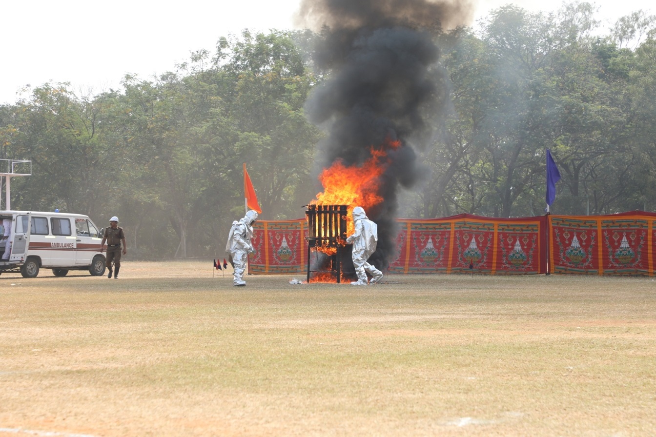 Demonstration by Fire Services, NFC