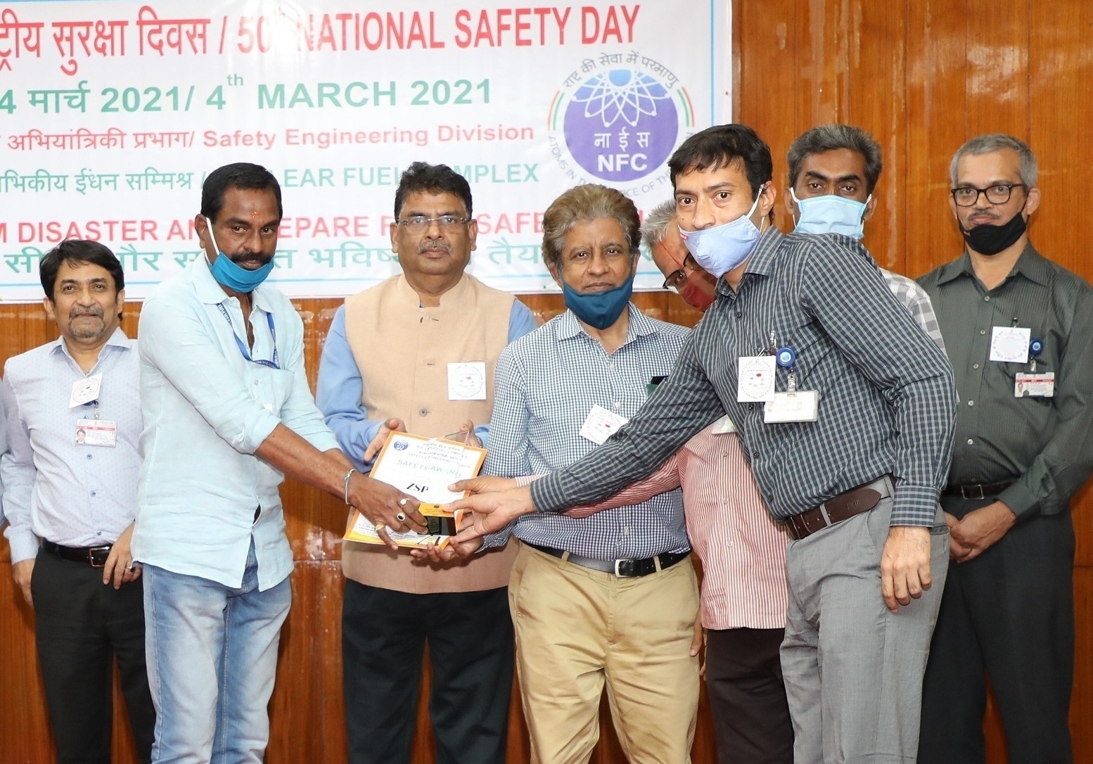 Awards under best safe practices, good housekeeping & best preventive measures taken against COVID-19.