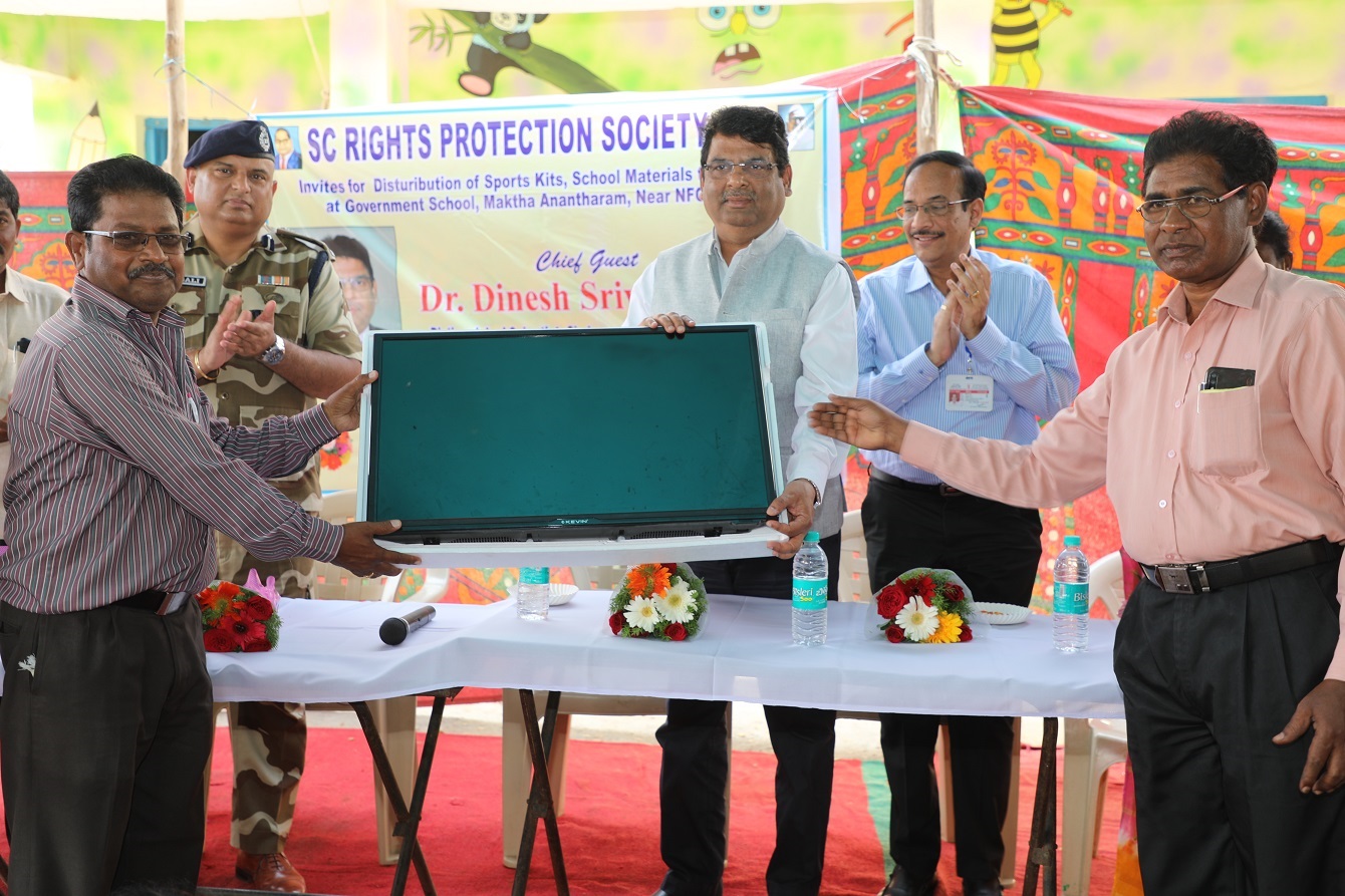 Distribution of Audio Visual Kit by the Chief Executive