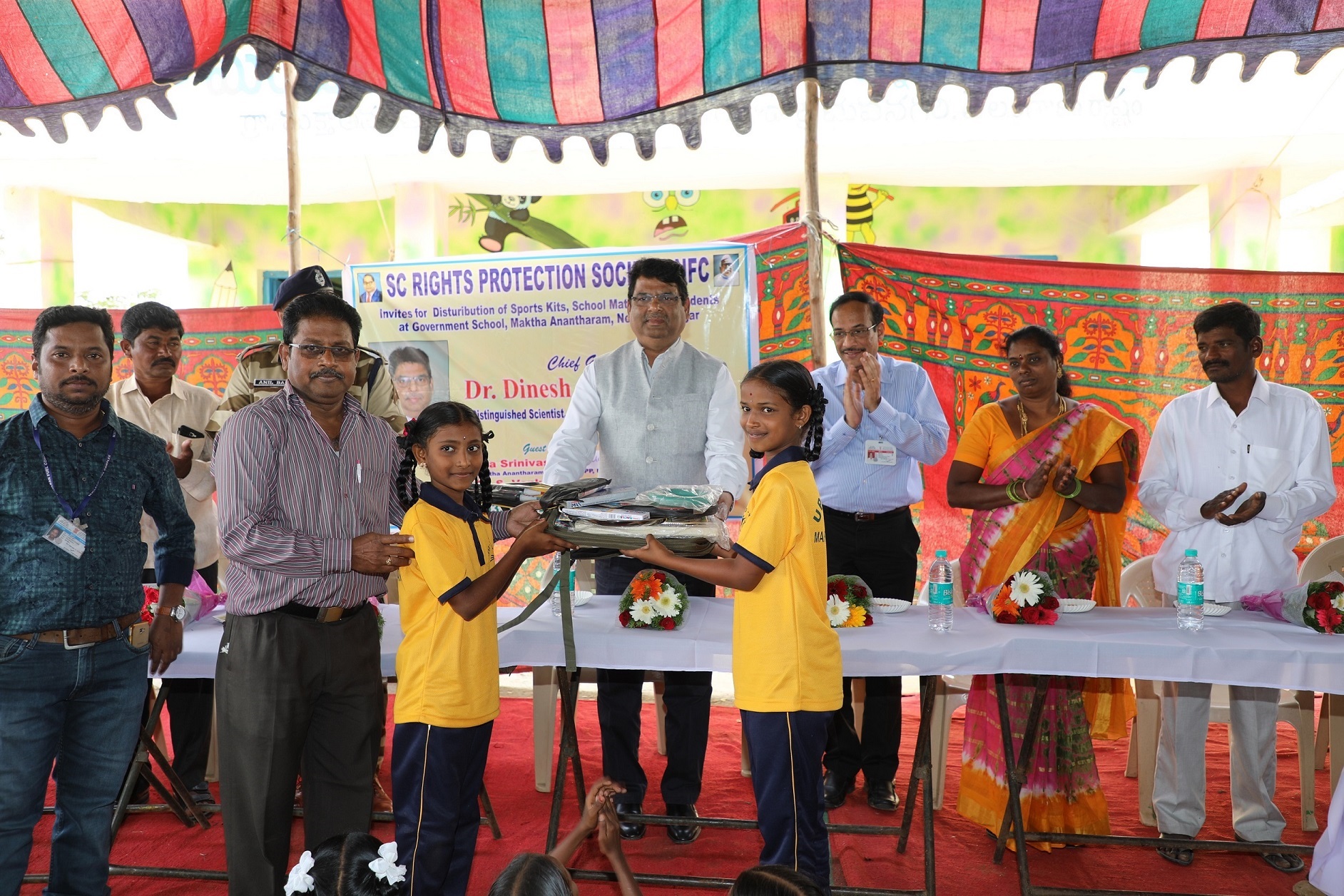 Distribution of Sports Kit by the Chief Executive