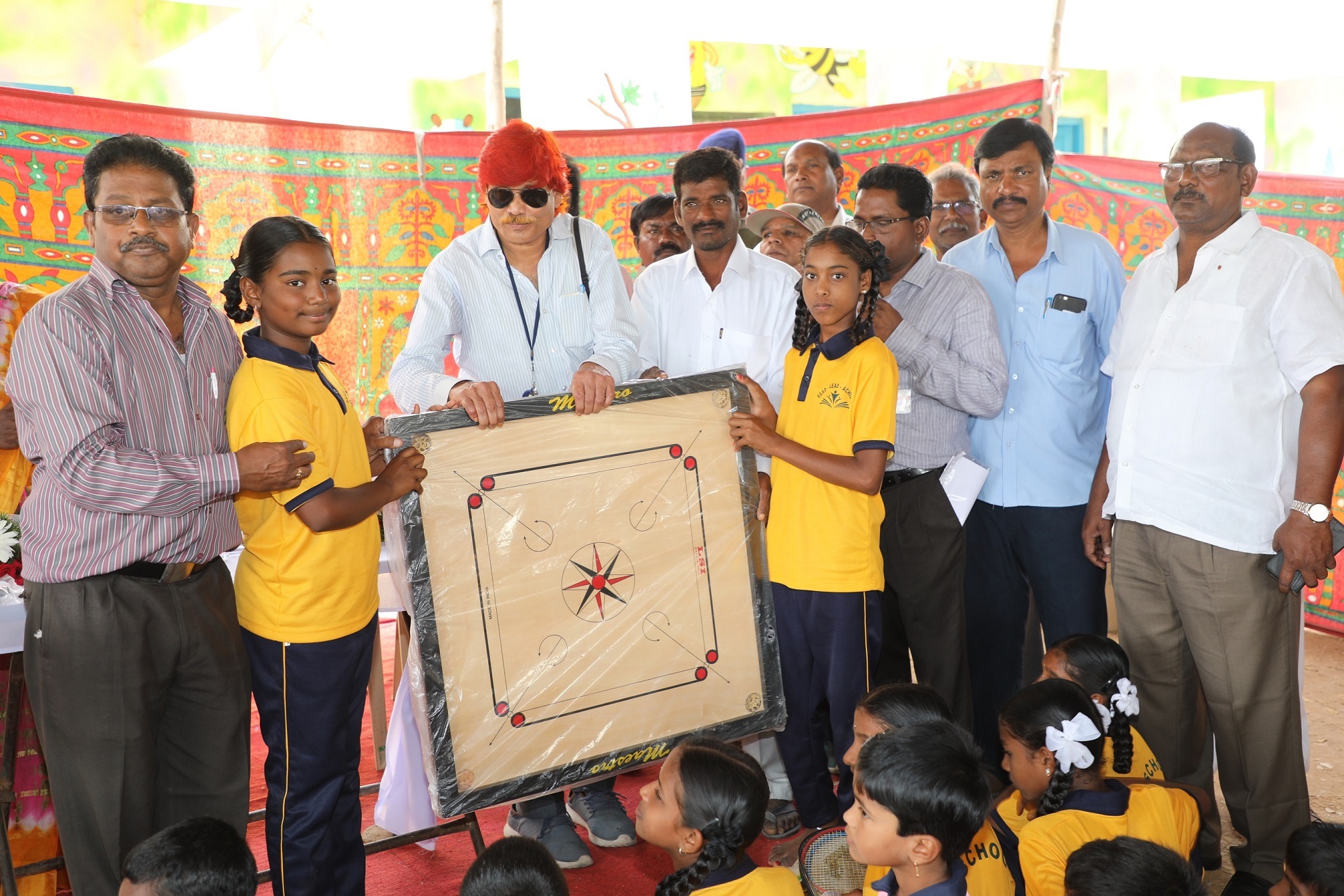 Distribution of Sports Kit by General Manager