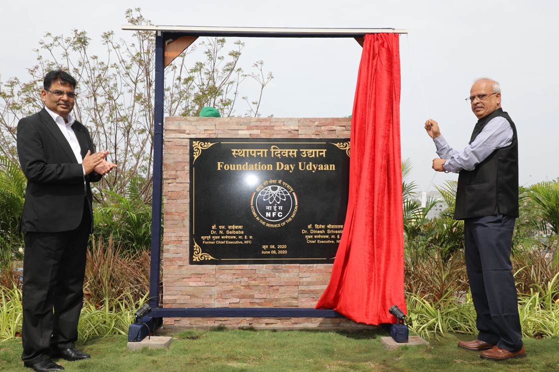 Inauguration of Sthapana Diwas Udyaan by Dr. N. Saibaba