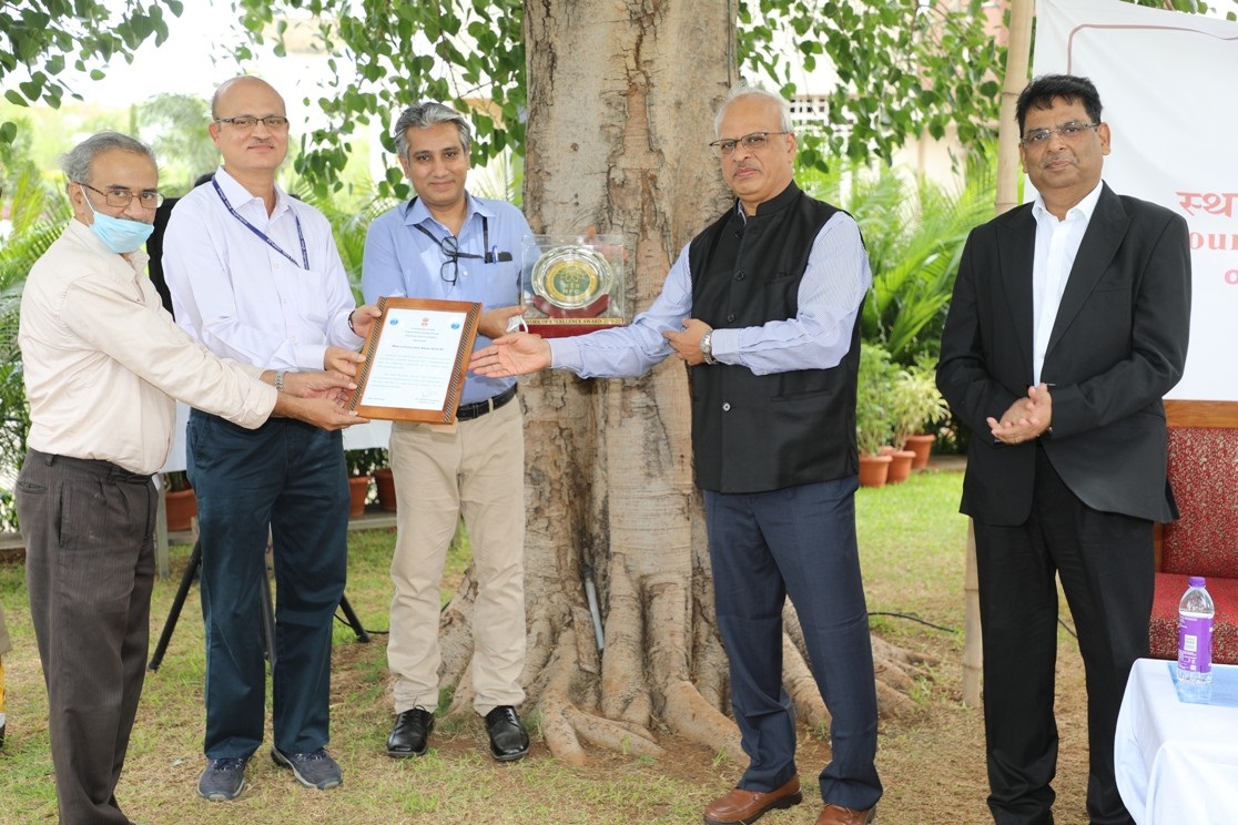 Presentation of ‘Work of Excellence’ award to QA Group