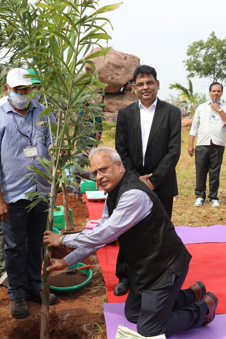 Plantation by Dr. N. Saibaba