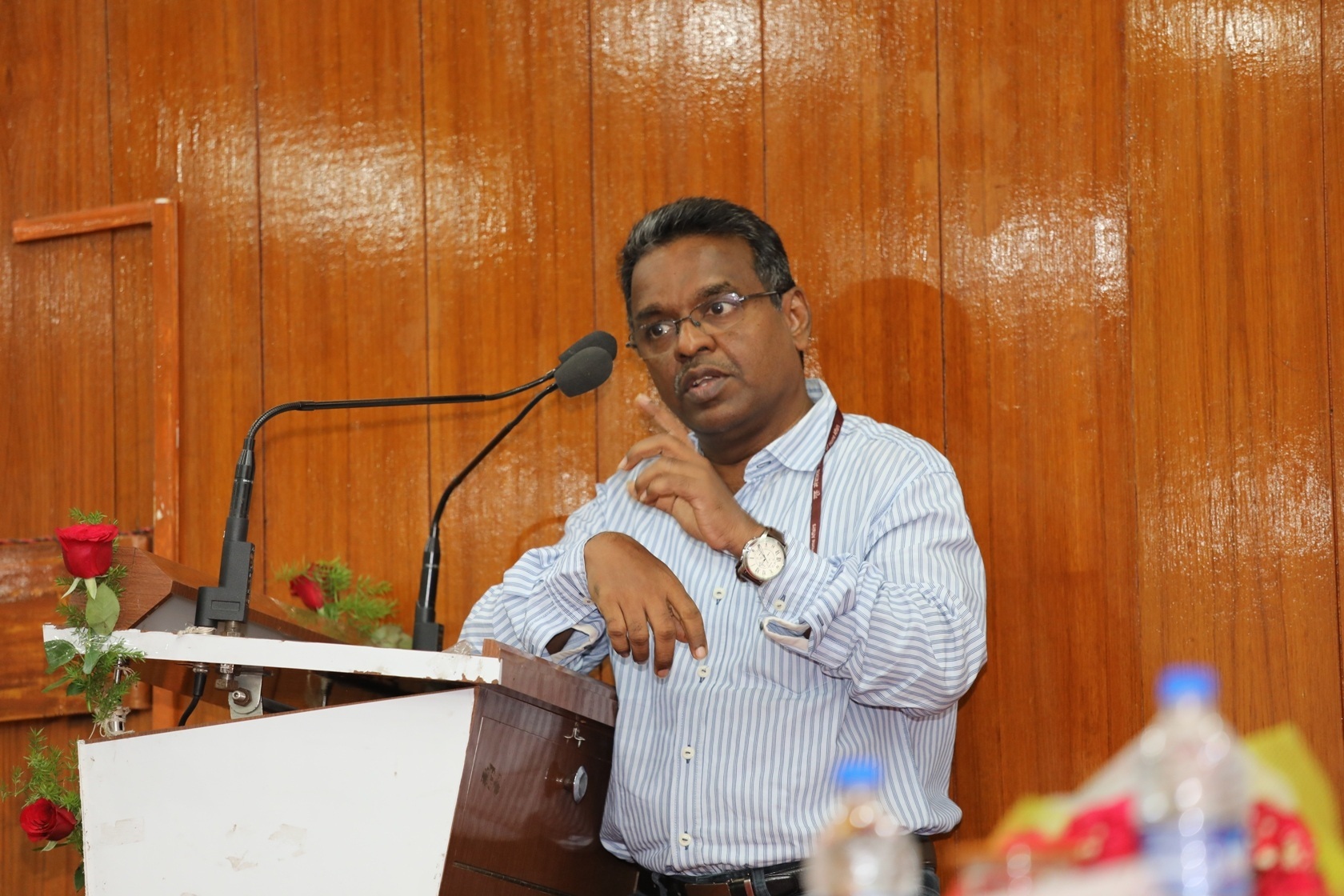 Lecture by Chief Guest Shri Mervin Alexander, JS(A&A), DAE