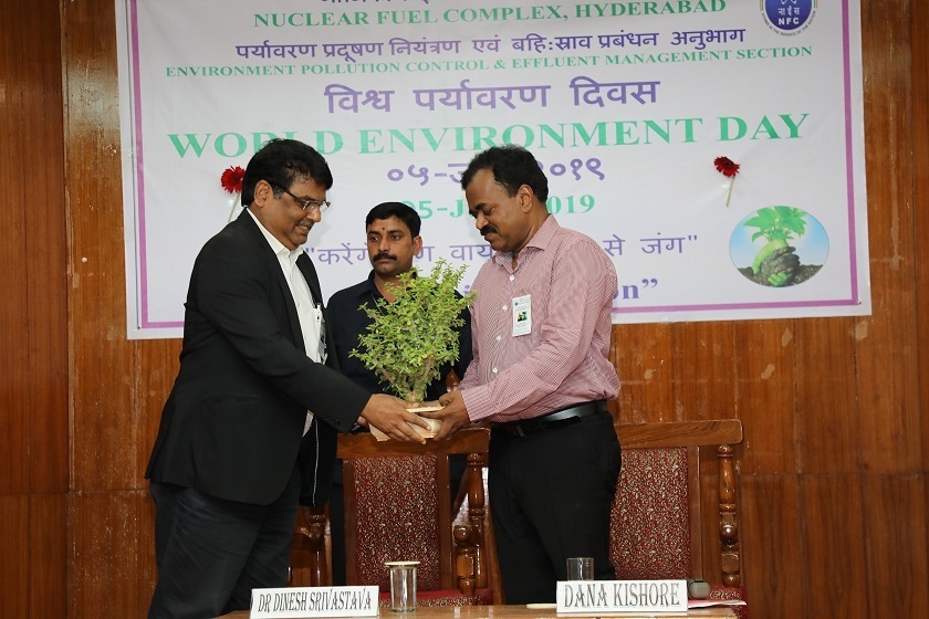 CE, NFC giving memento to Commissioner GHMC