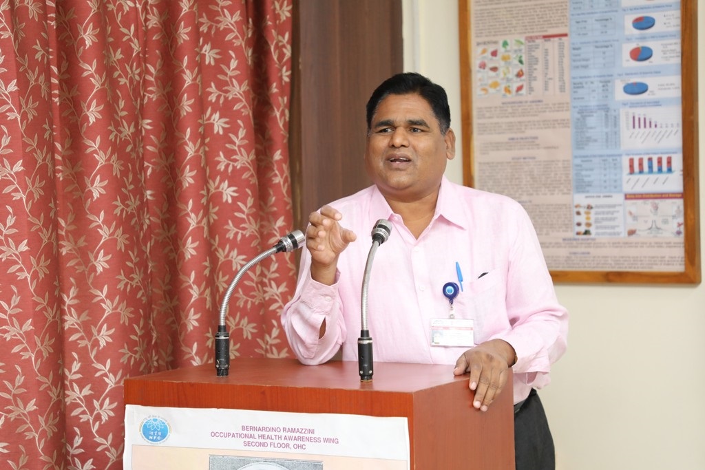 Dr J. Vijay Rao addressing the gathering.