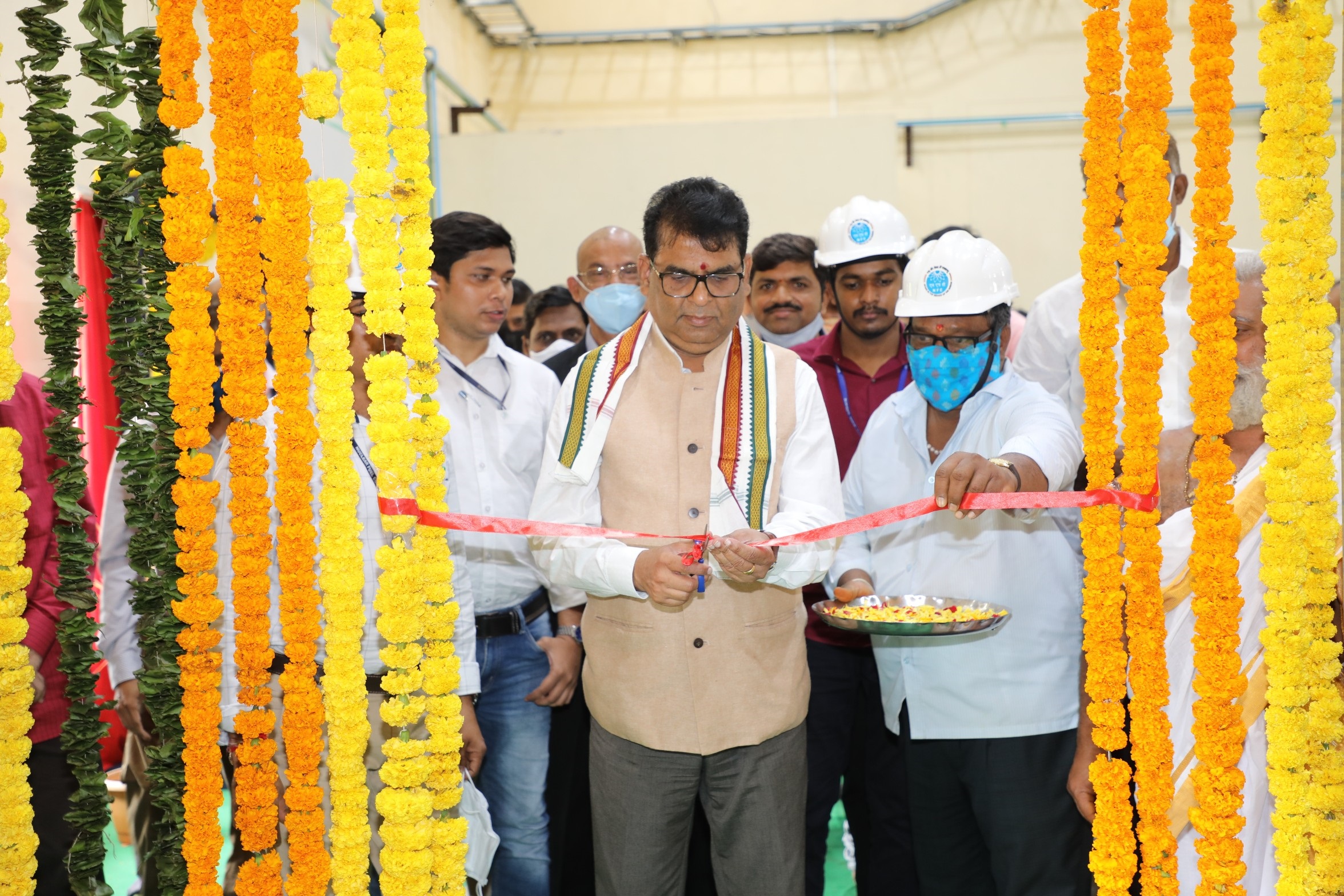 Inauguration Ribbon cutting.