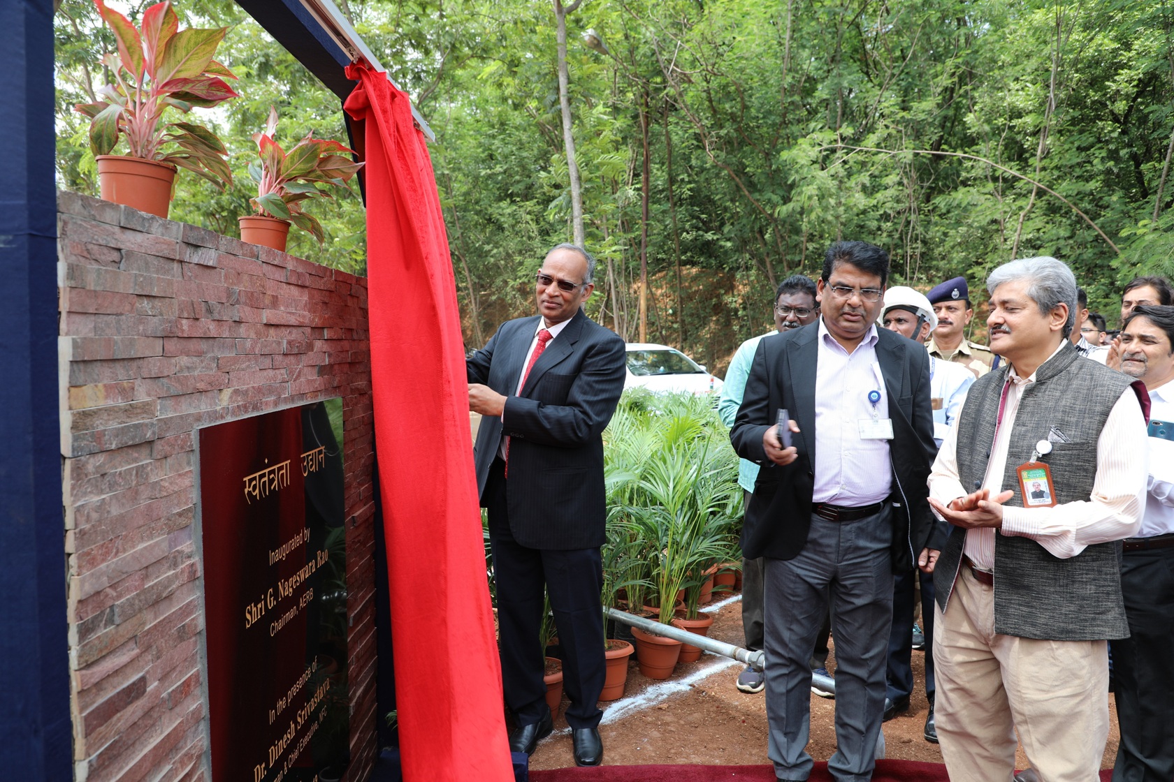 Inauguration of Swatantrata Udyan