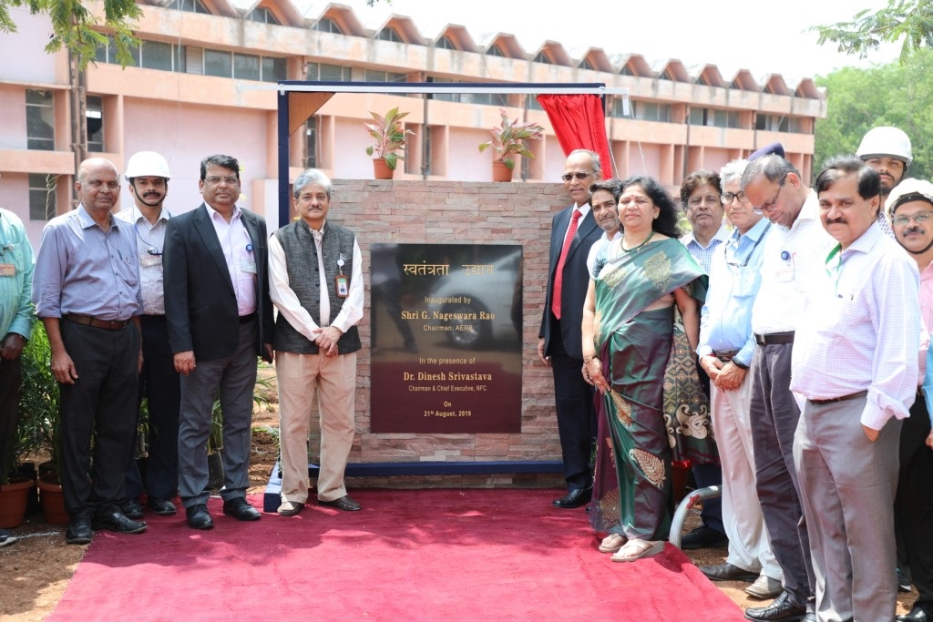 Inauguration of Swatantrata Udyan
