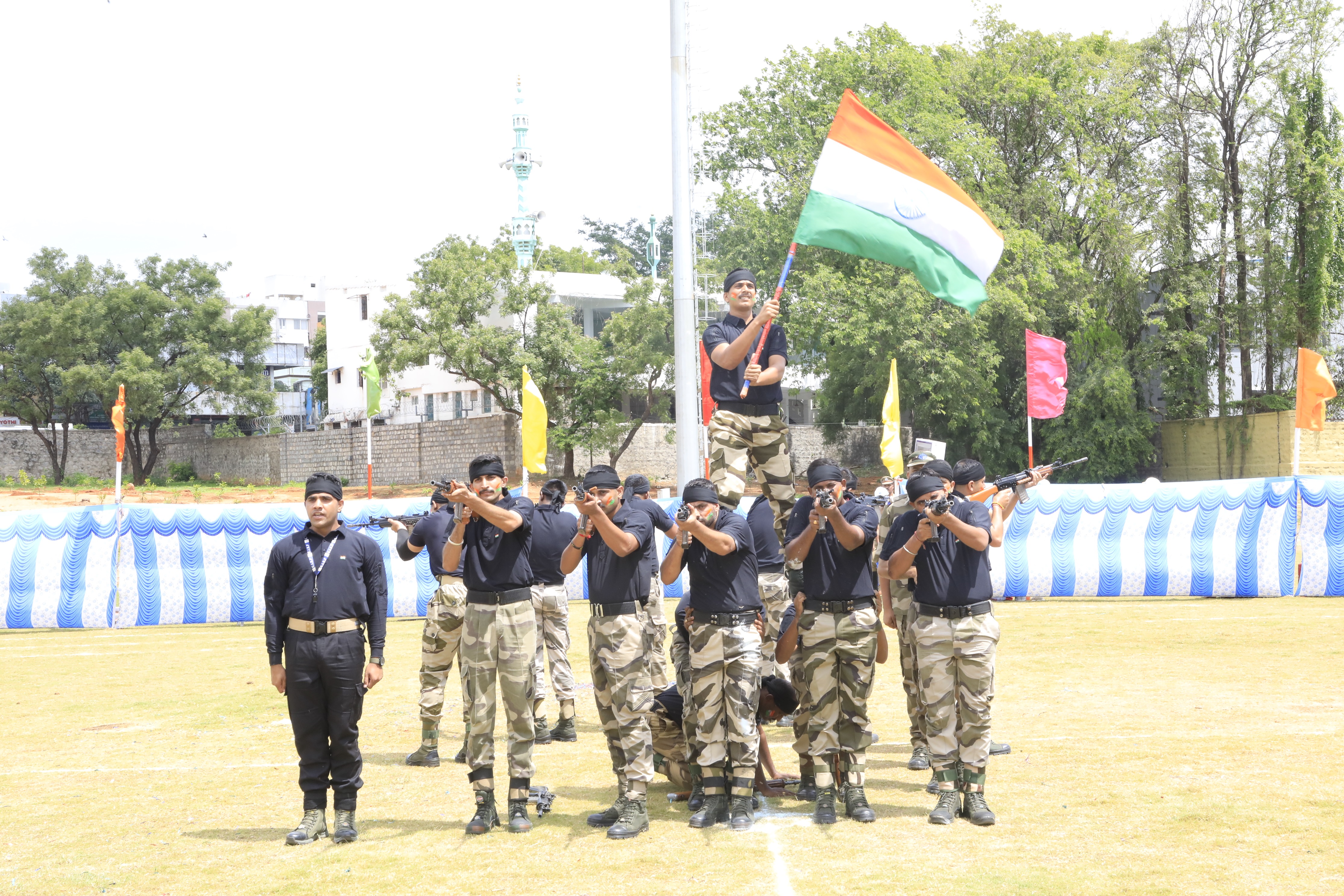 Drill by STF, CISF.