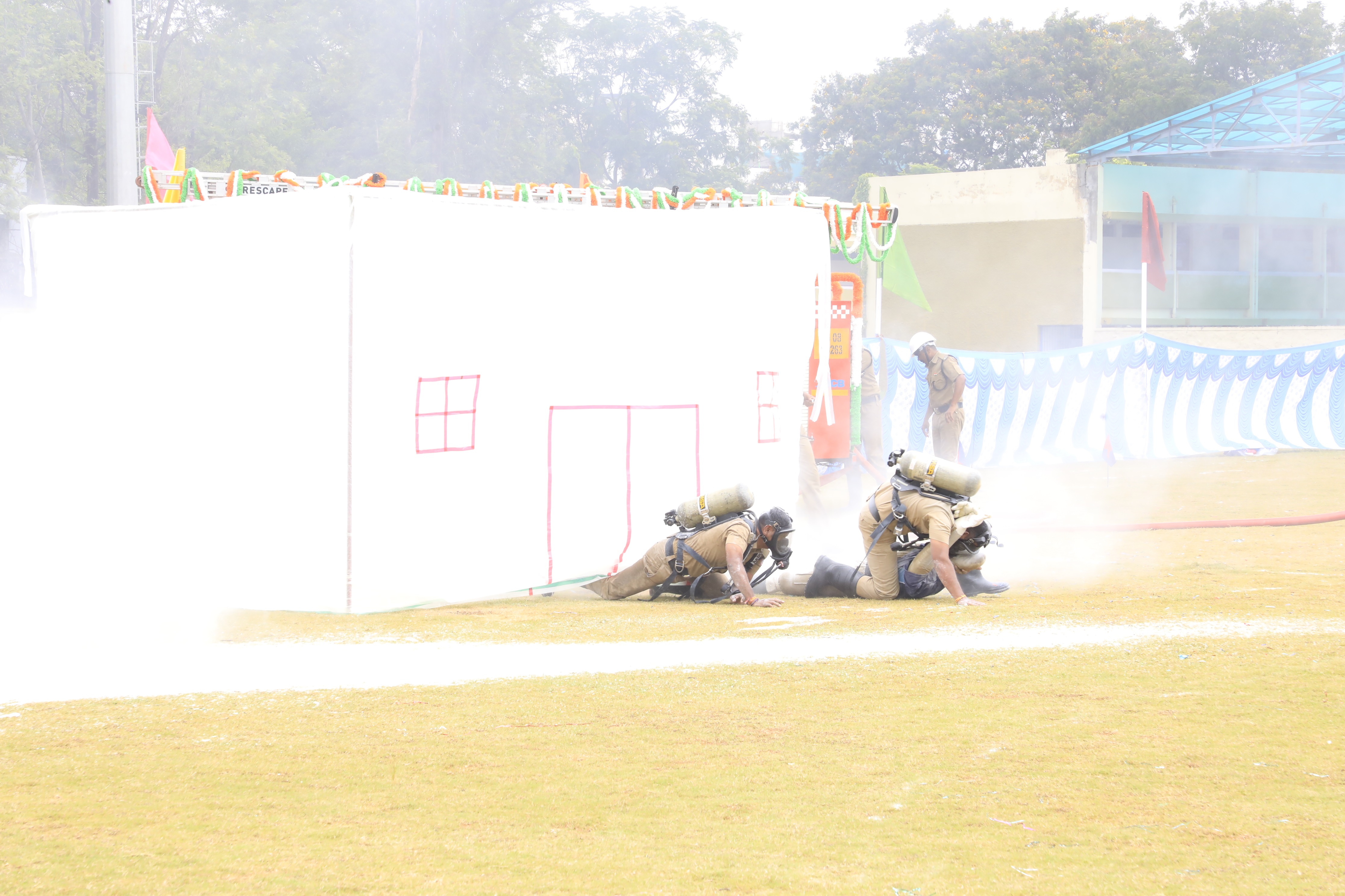 Fire Demo by Fire Services, NFC.