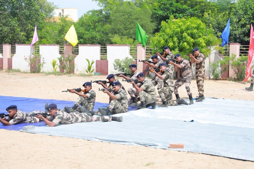 Drill by STF, CISF.