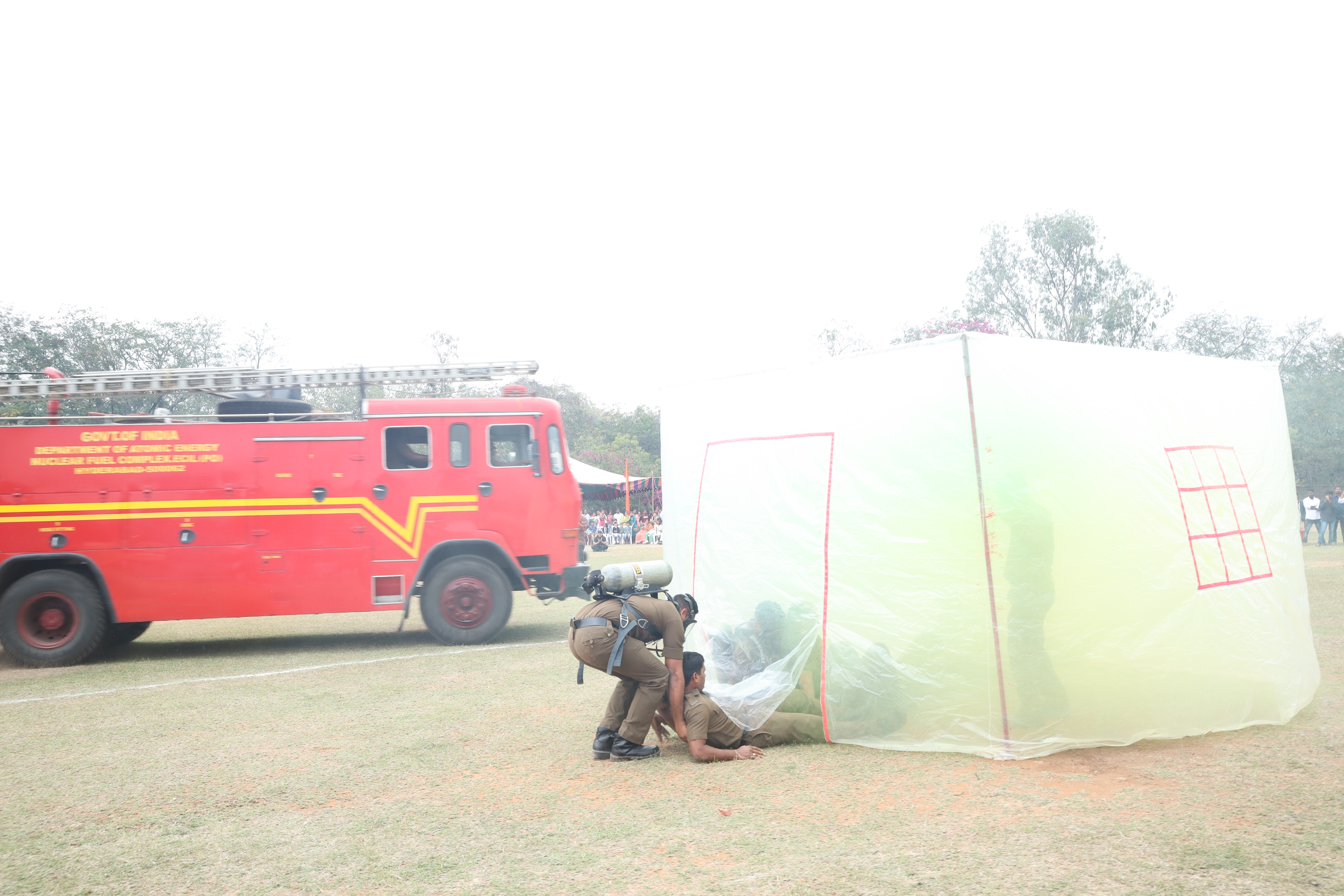 Demonstration by Fire Services personnel