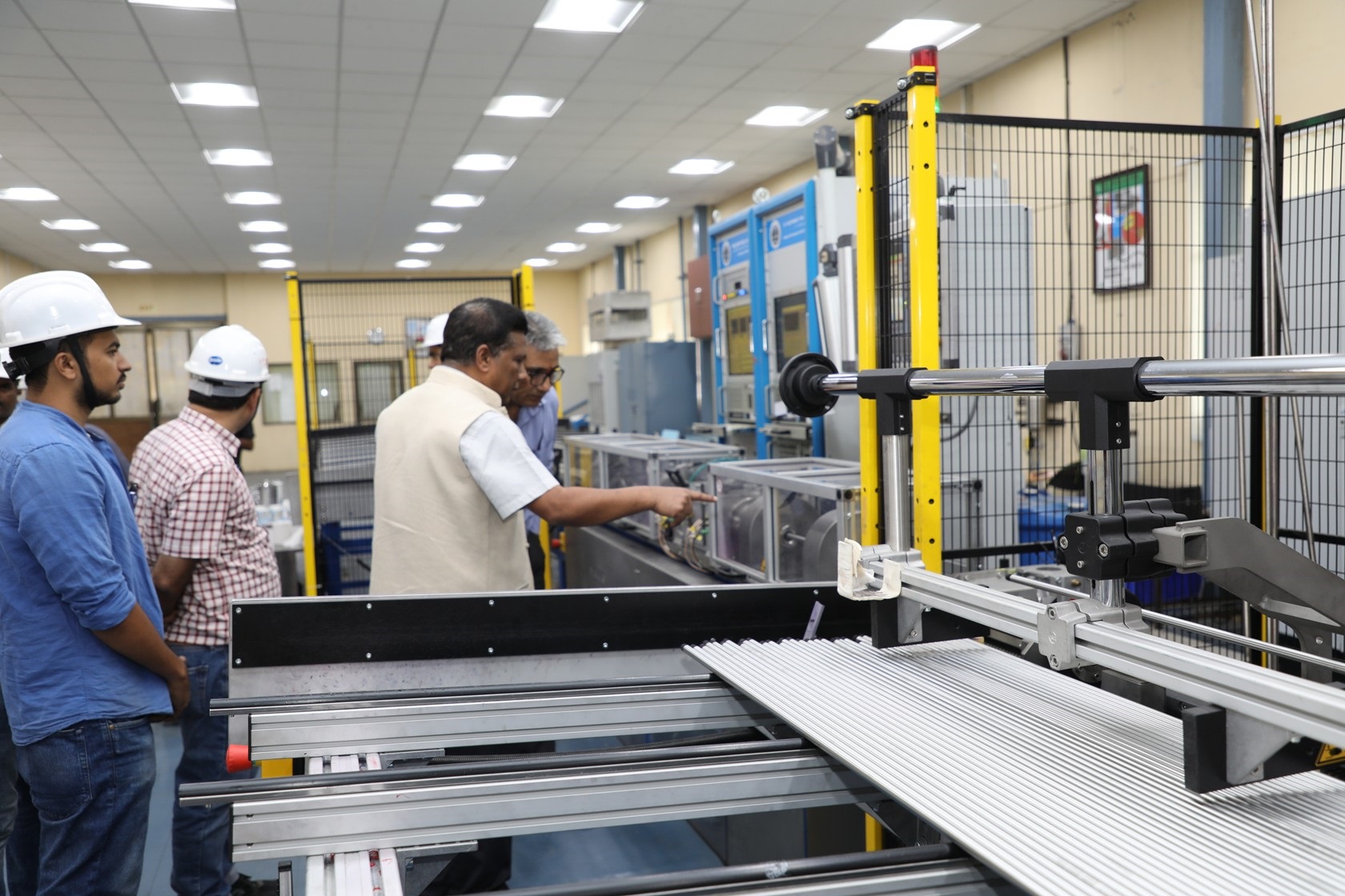 Visit to new Tube inspection facility at Zirconium Fabrication Plant.